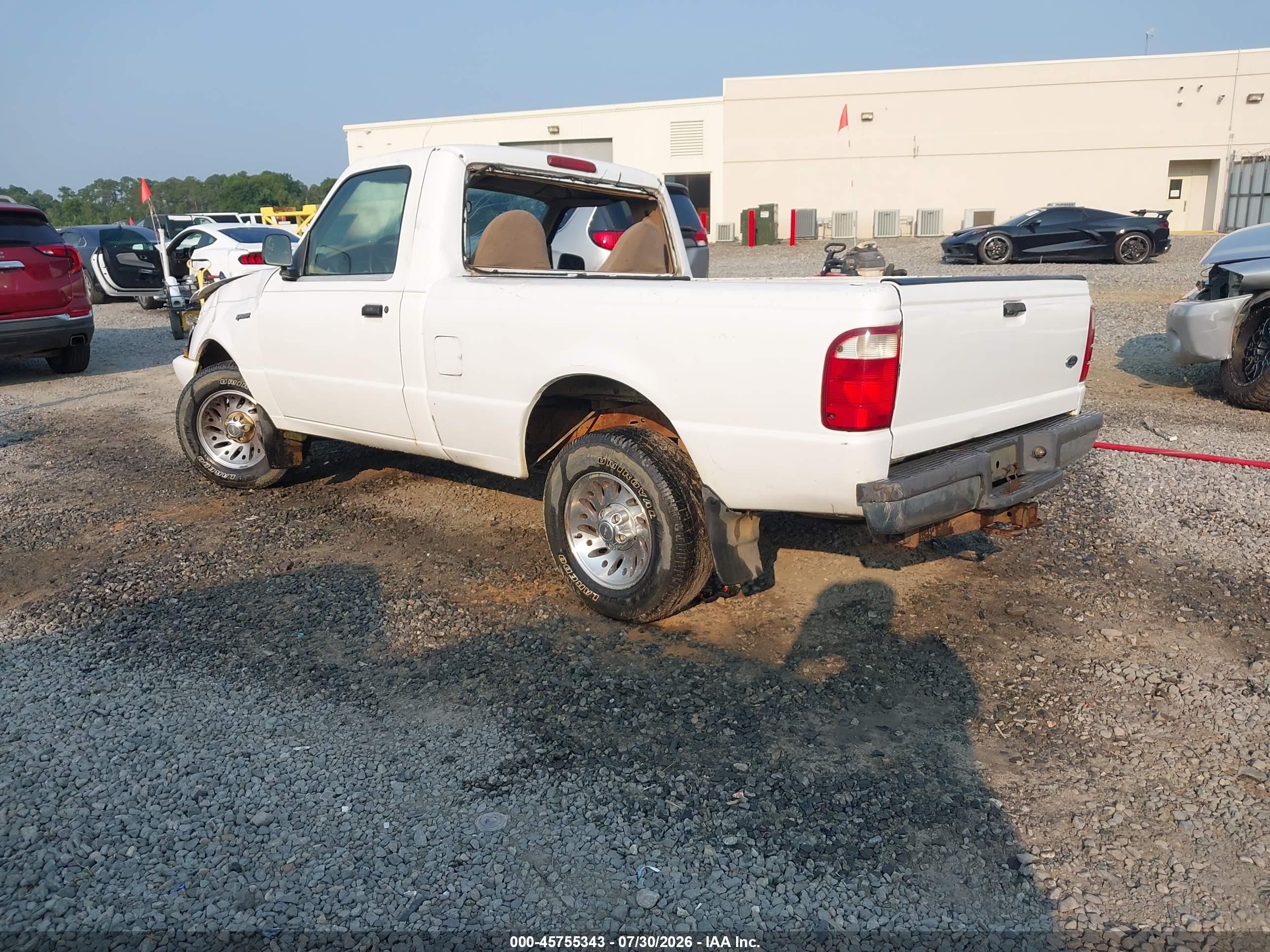 2000 Ford Ranger Xl/xlt White vin: 1FTYR10CXYPB34753