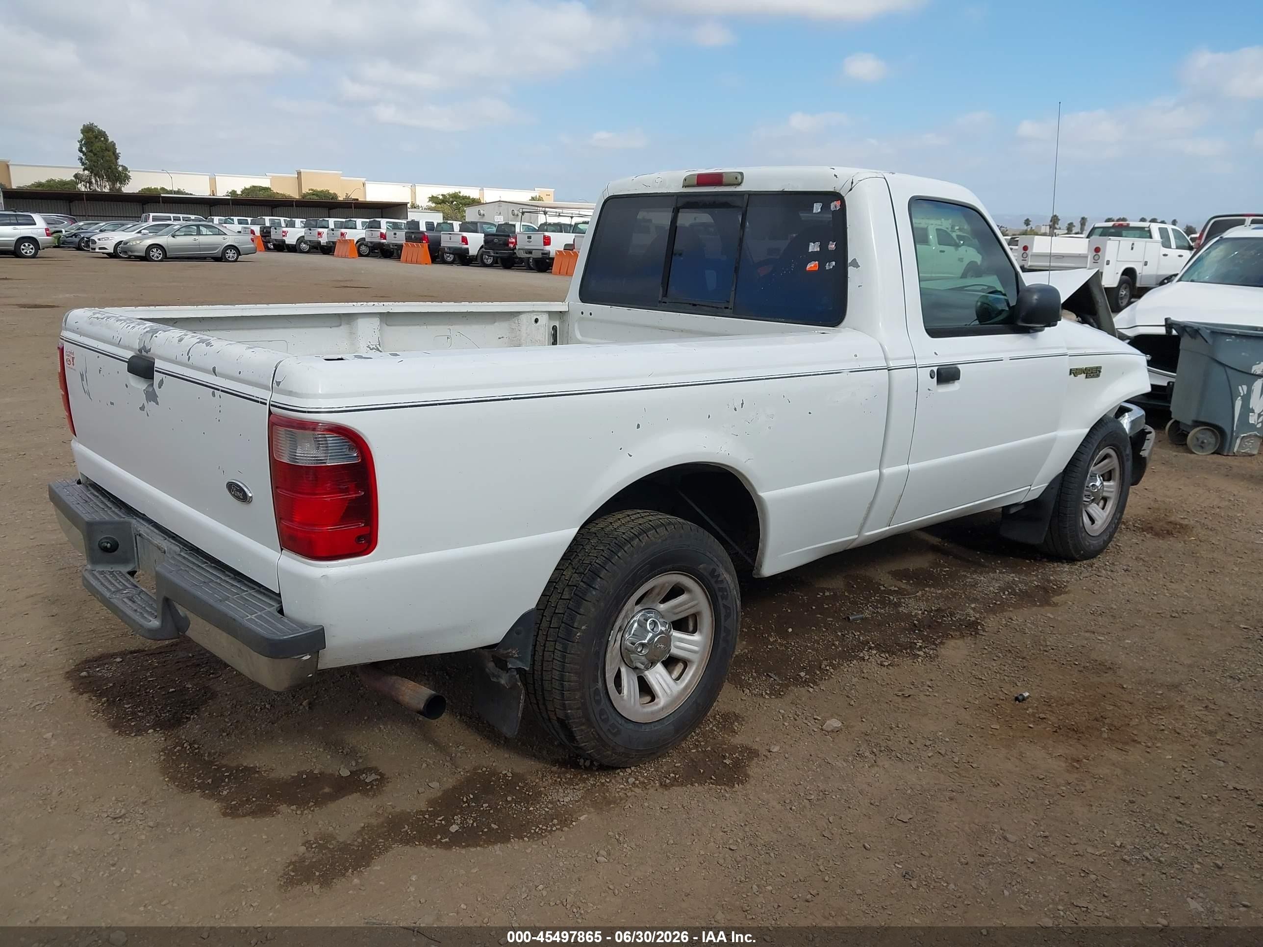 2002 Ford Ranger Xl/xlt Белый vin: 1FTYR10D02TA00485
