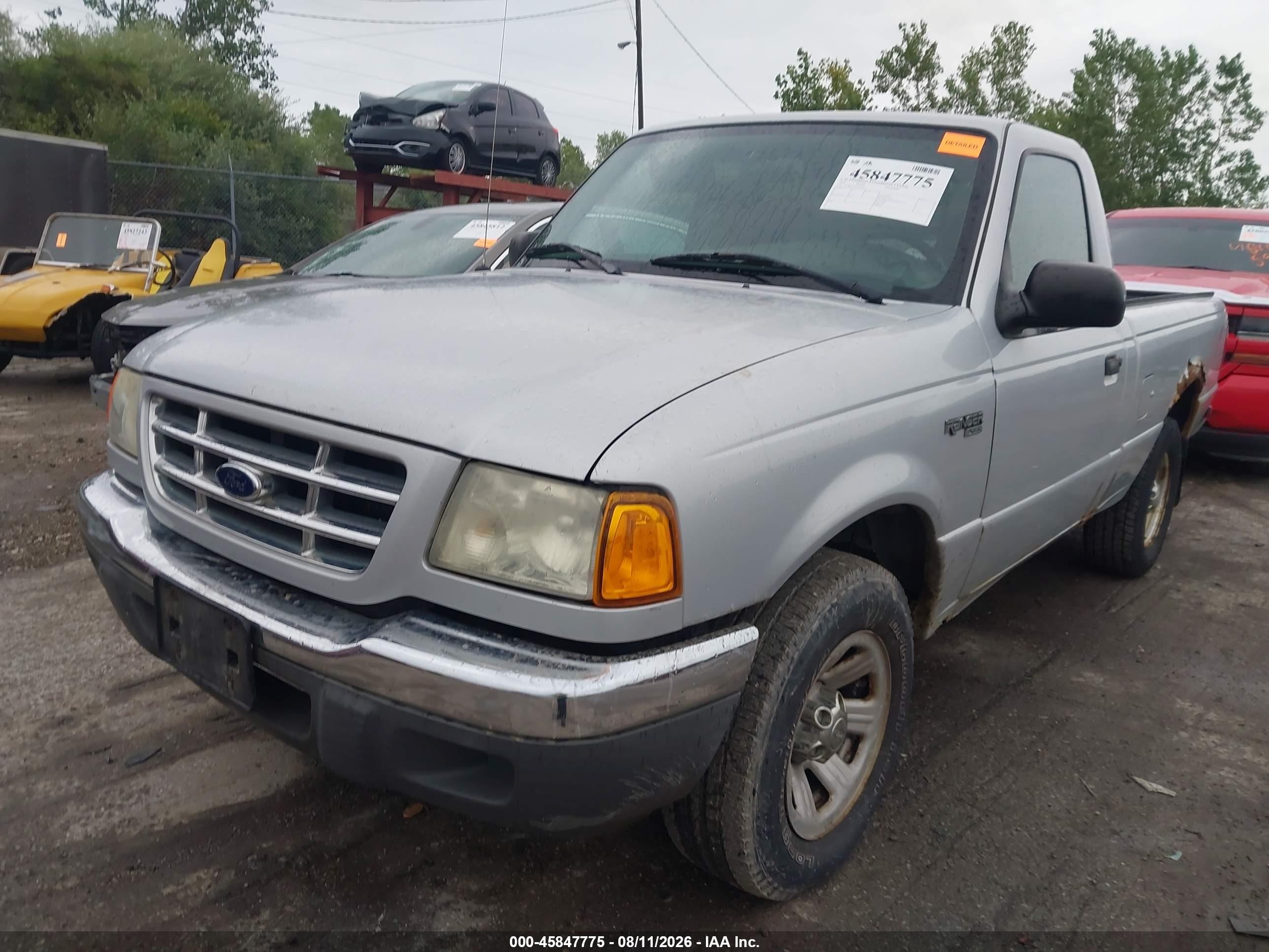 2002 Ford Ranger Xl/xlt Серебряный vin: 1FTYR10D02TA21093