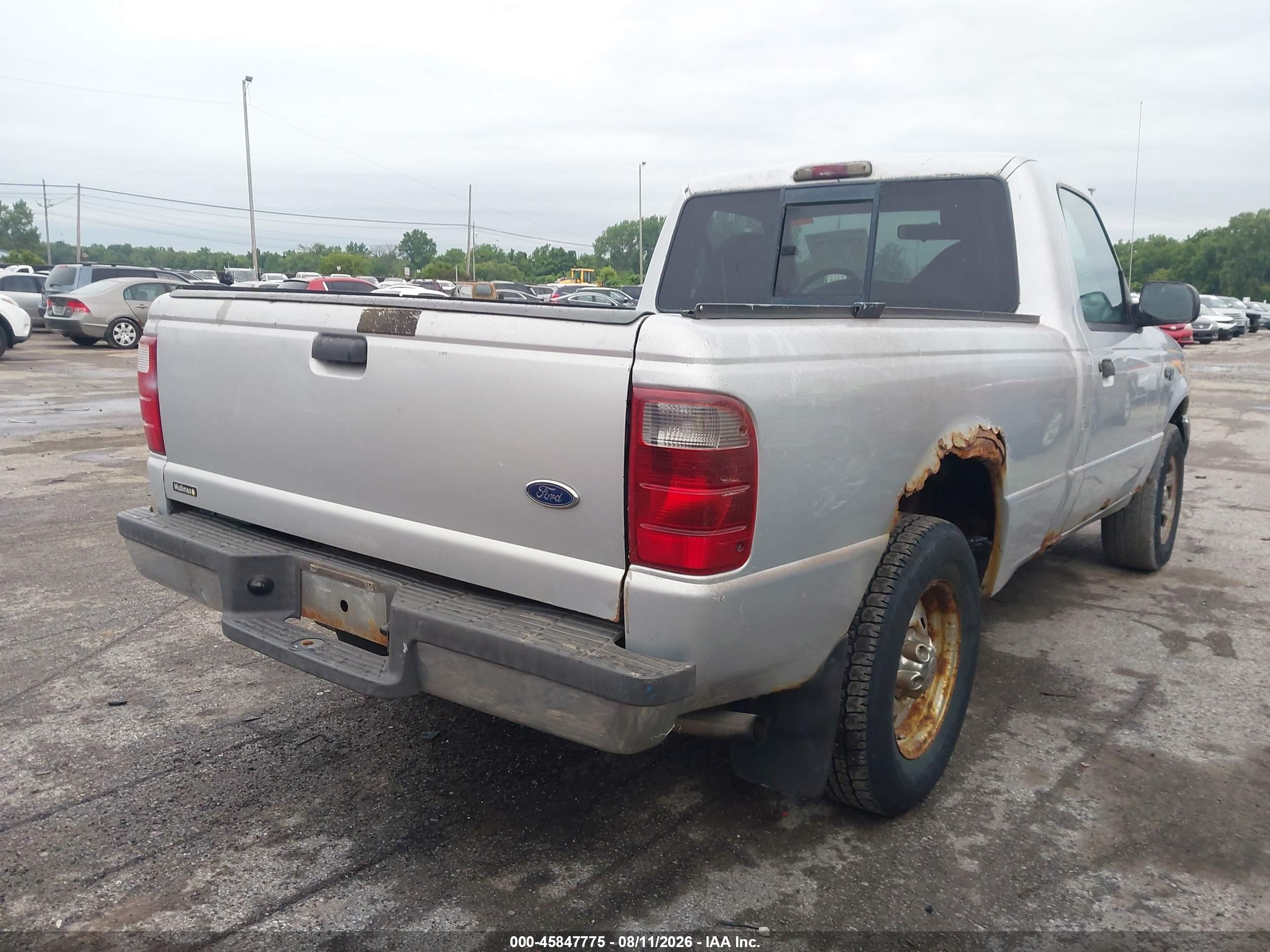 2002 Ford Ranger Xl/xlt Серебряный vin: 1FTYR10D02TA21093