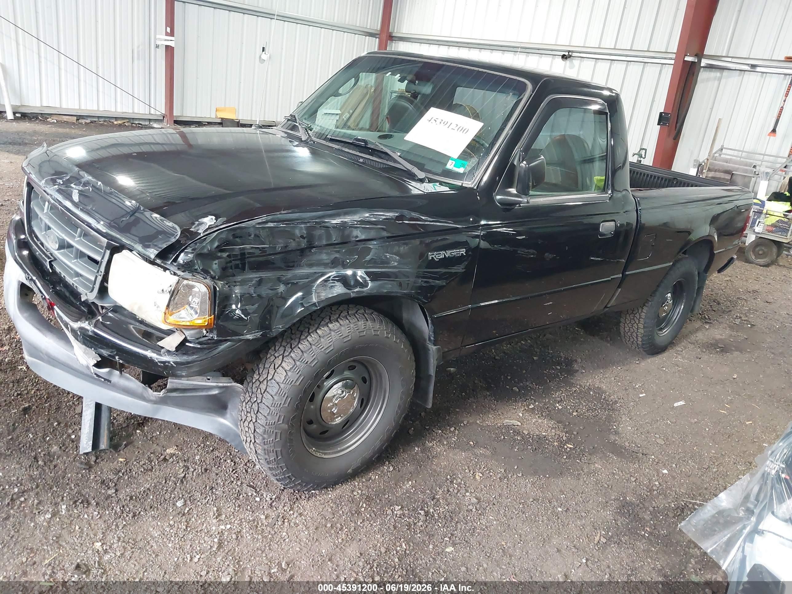 2003 Ford Ranger Xl/xlt Black vin: 1FTYR10D03PA54699
