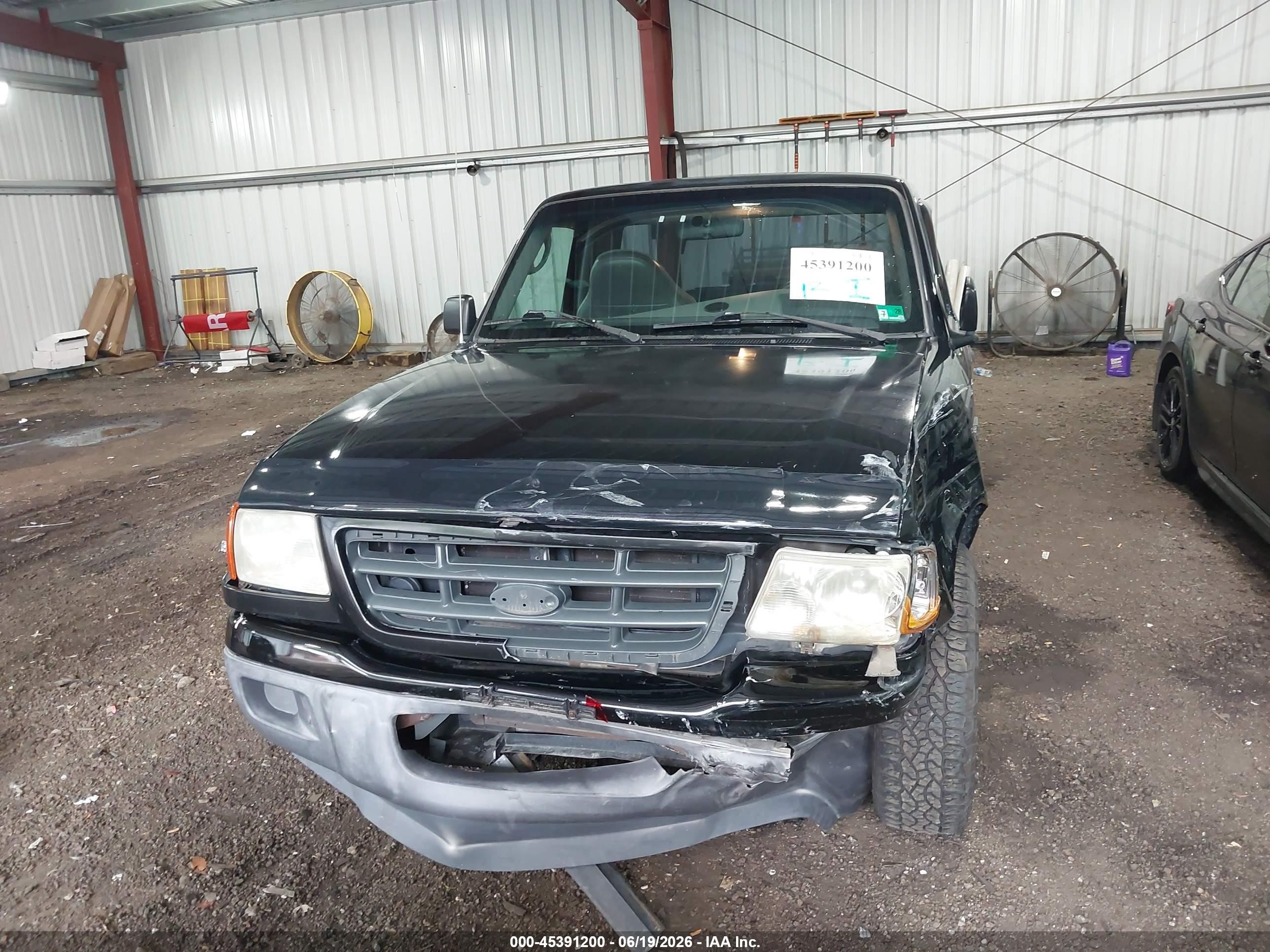2003 Ford Ranger Xl/xlt Black vin: 1FTYR10D03PA54699