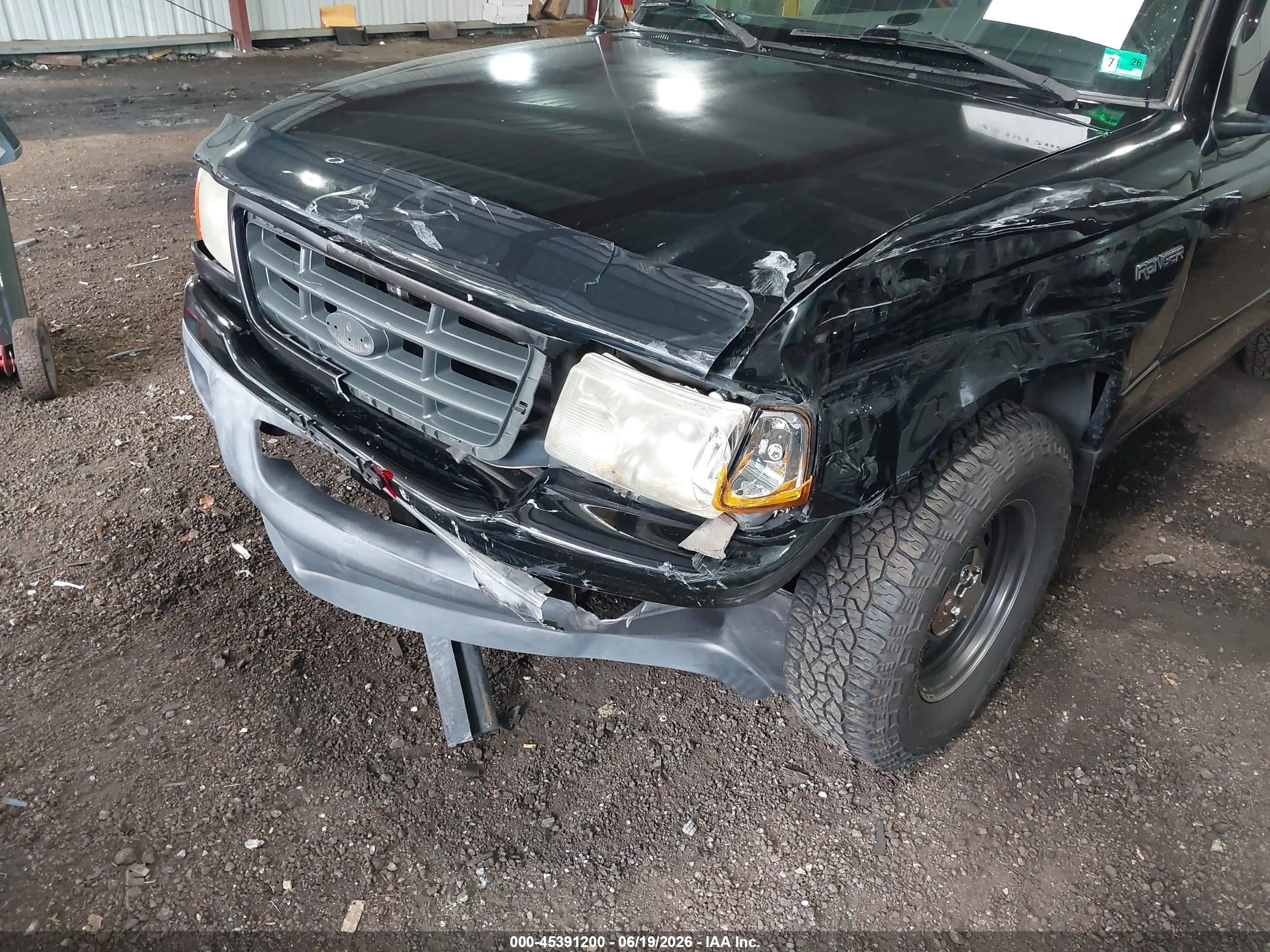 2003 Ford Ranger Xl/xlt Black vin: 1FTYR10D03PA54699