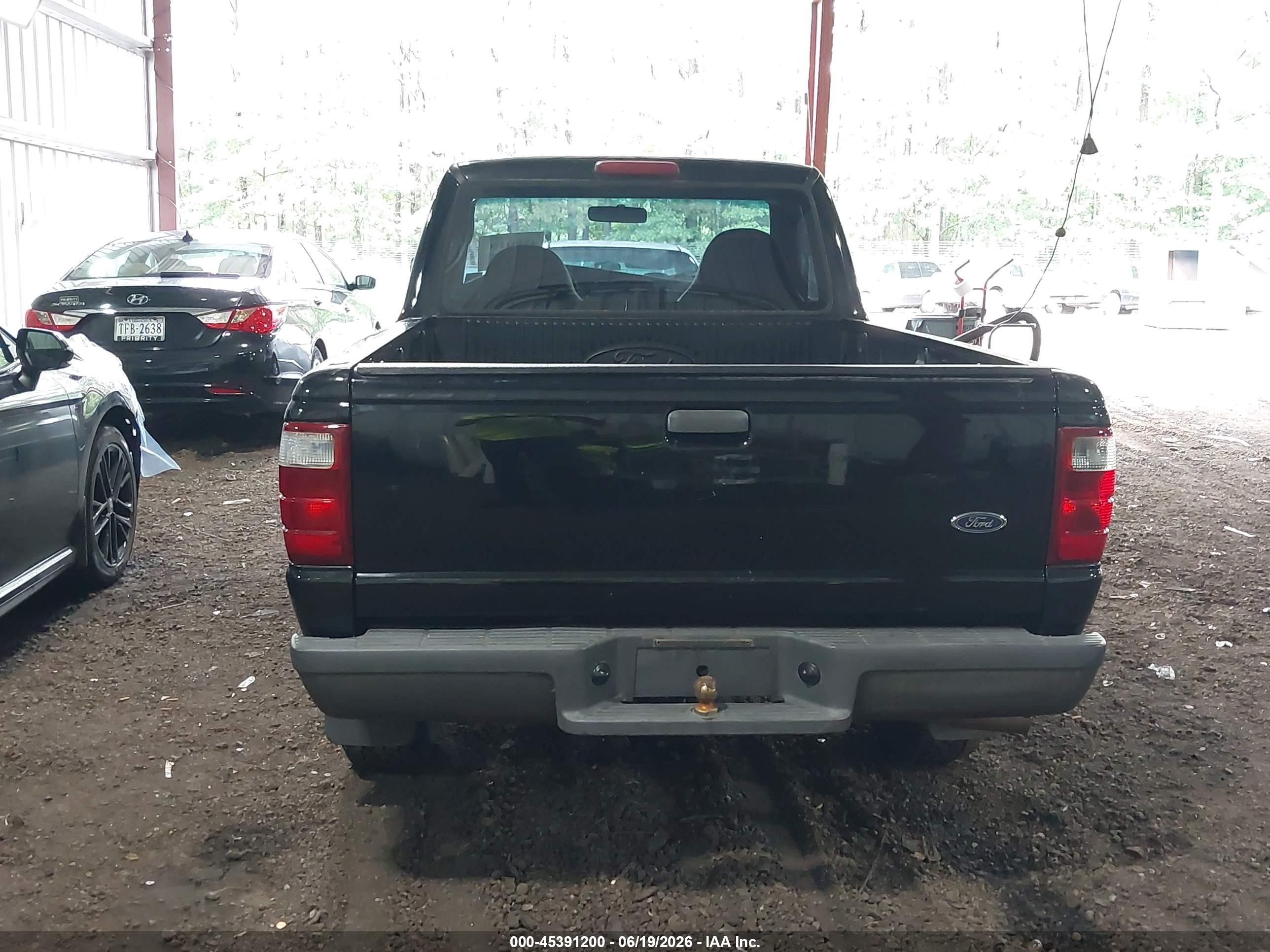 2003 Ford Ranger Xl/xlt Black vin: 1FTYR10D03PA54699