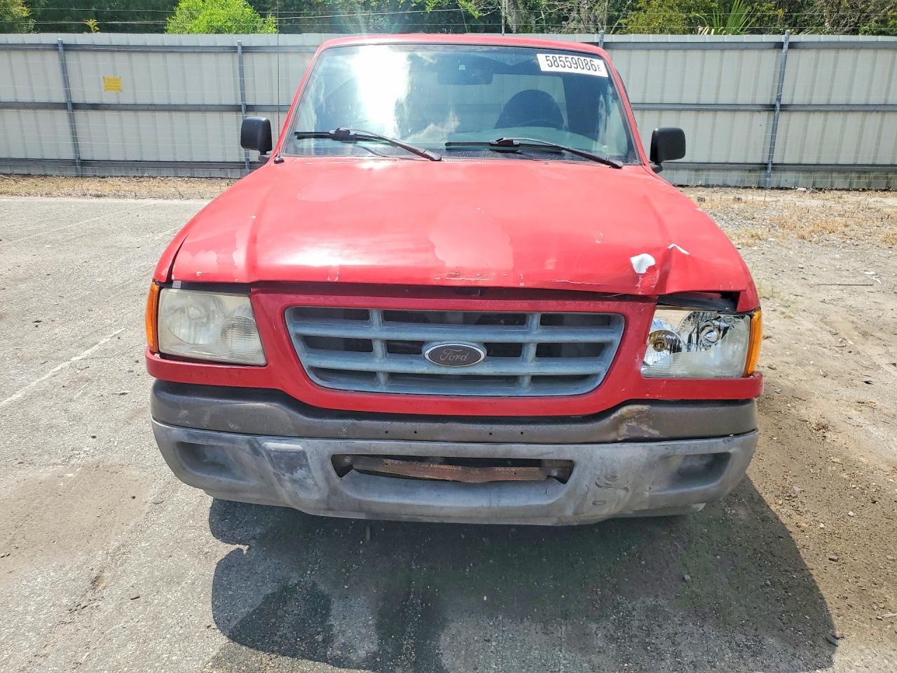 2003 Ford Ranger Red vin: 1FTYR10D03PA56680