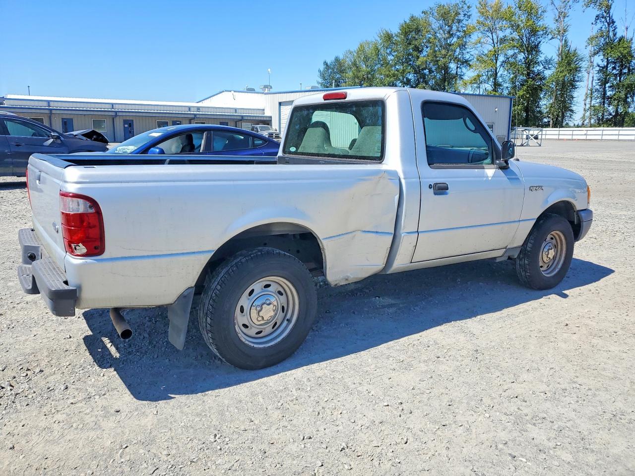 2003 Ford Ranger Серебряный vin: 1FTYR10D03PA80980