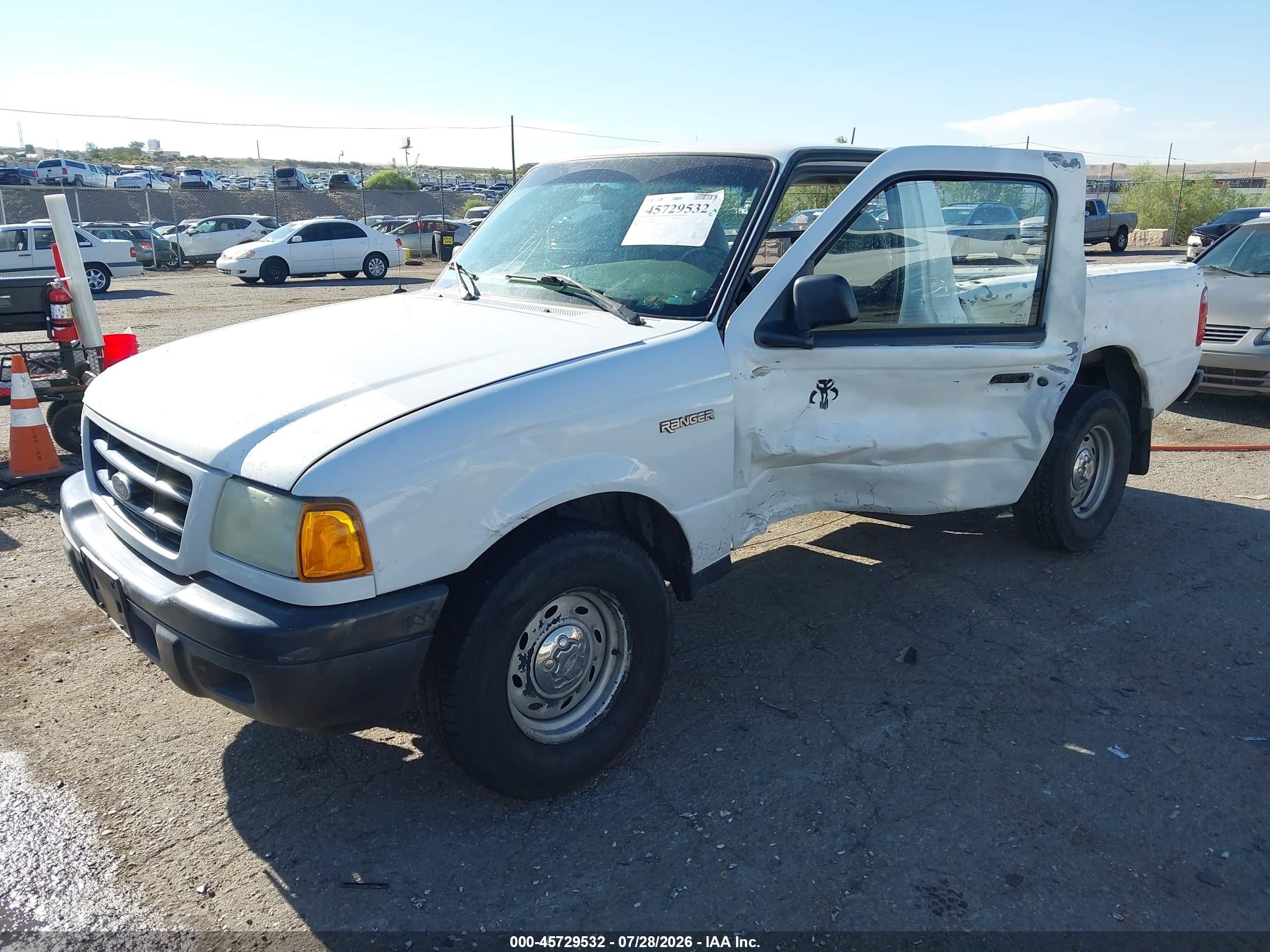 2003 Ford Ranger Xl/xlt White vin: 1FTYR10D03PB15825