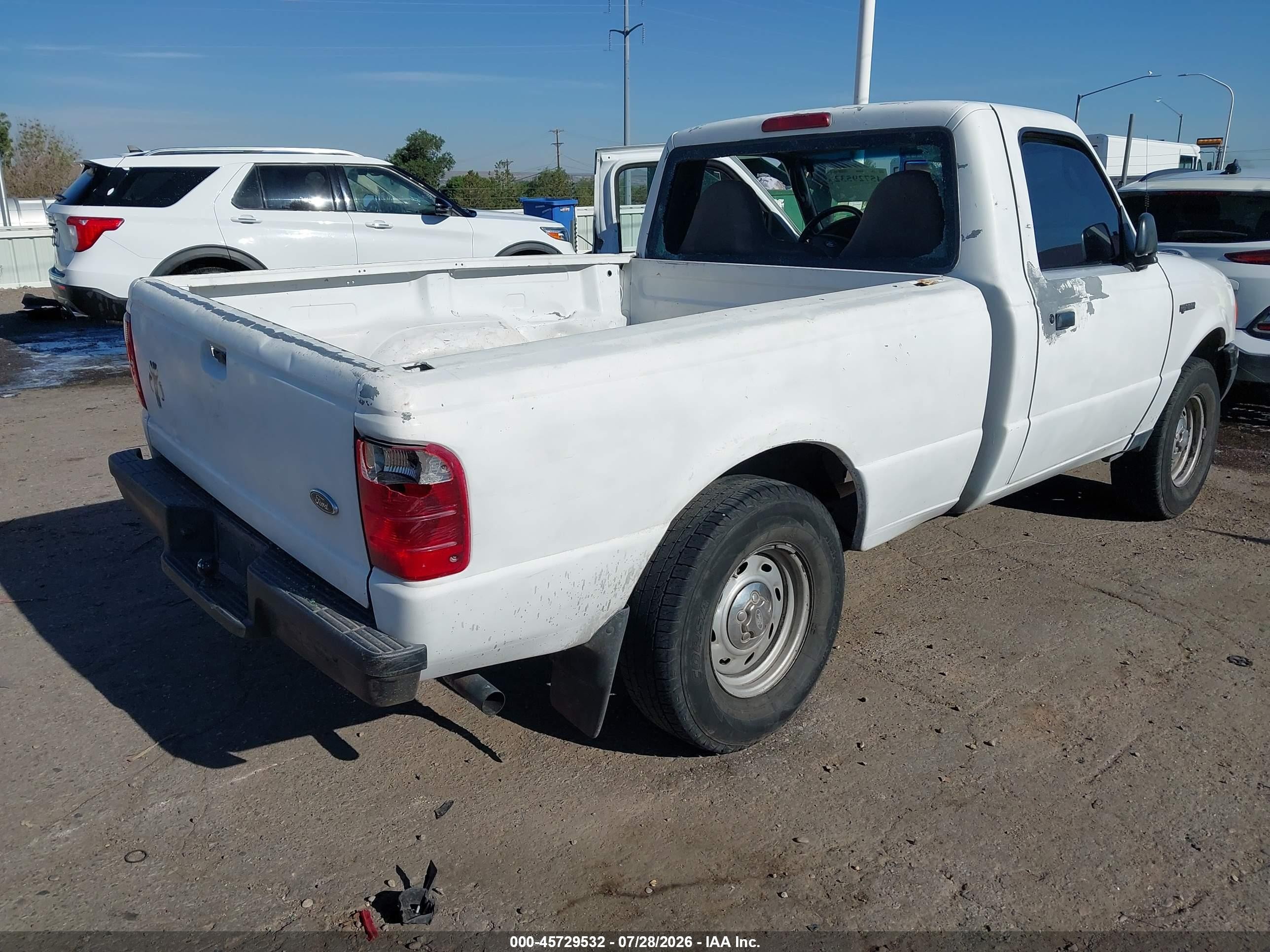 2003 Ford Ranger Xl/xlt White vin: 1FTYR10D03PB15825