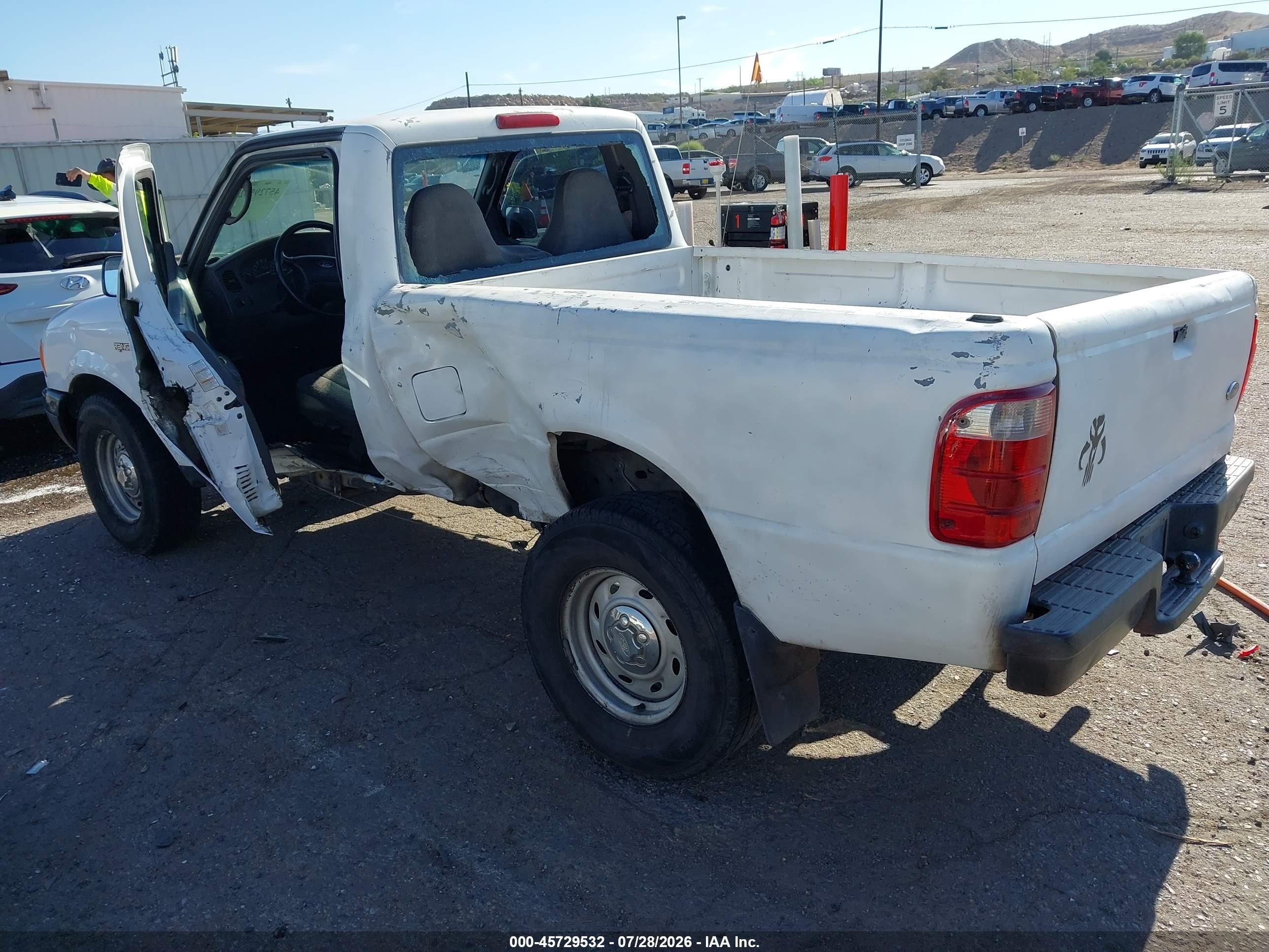 2003 Ford Ranger Xl/xlt White vin: 1FTYR10D03PB15825
