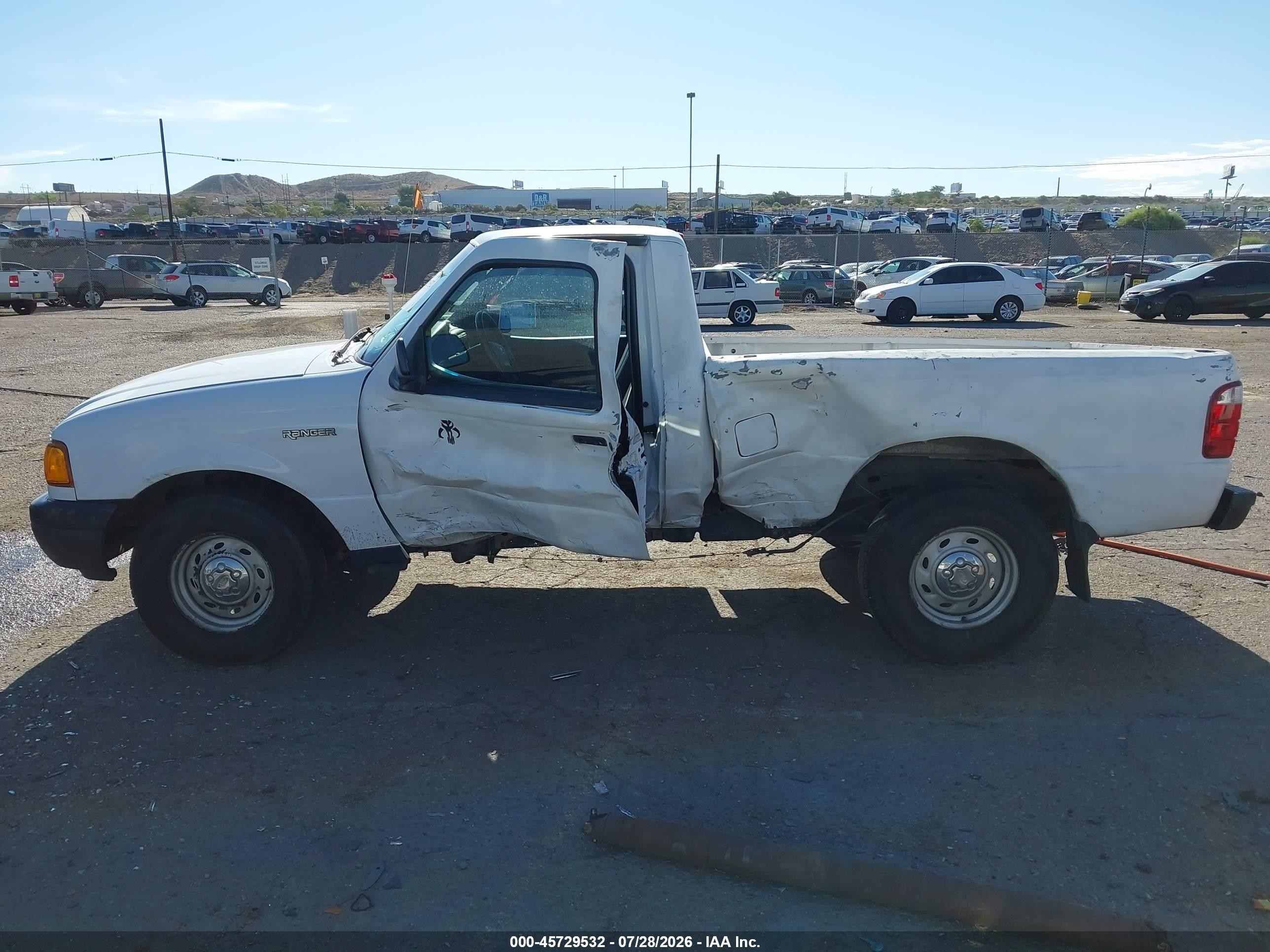 2003 Ford Ranger Xl/xlt White vin: 1FTYR10D03PB15825
