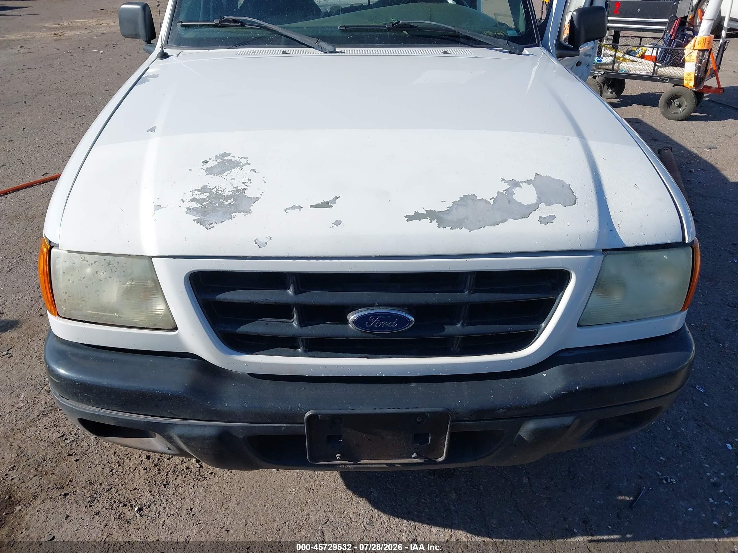 2003 Ford Ranger Xl/xlt White vin: 1FTYR10D03PB15825