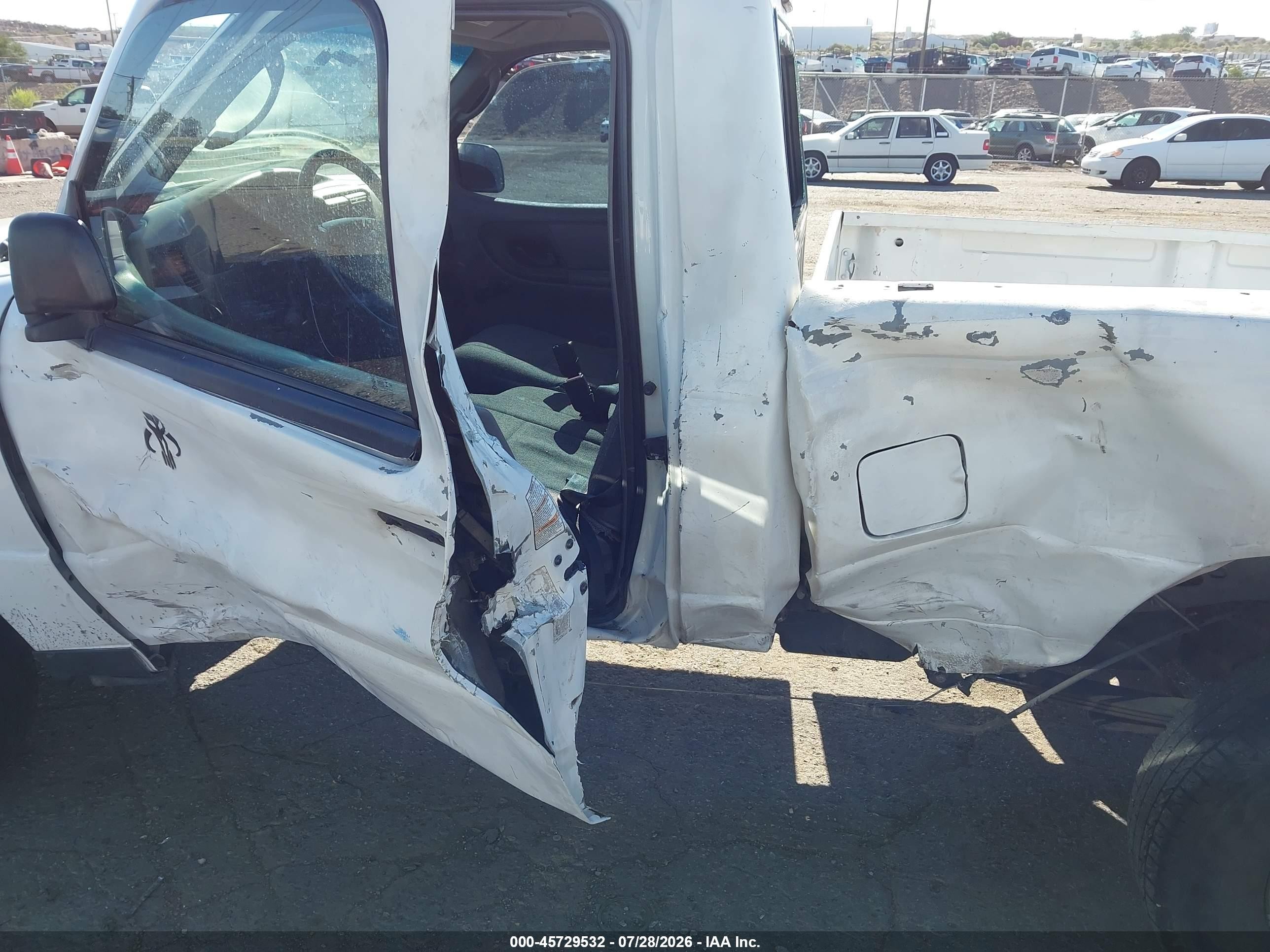2003 Ford Ranger Xl/xlt White vin: 1FTYR10D03PB15825