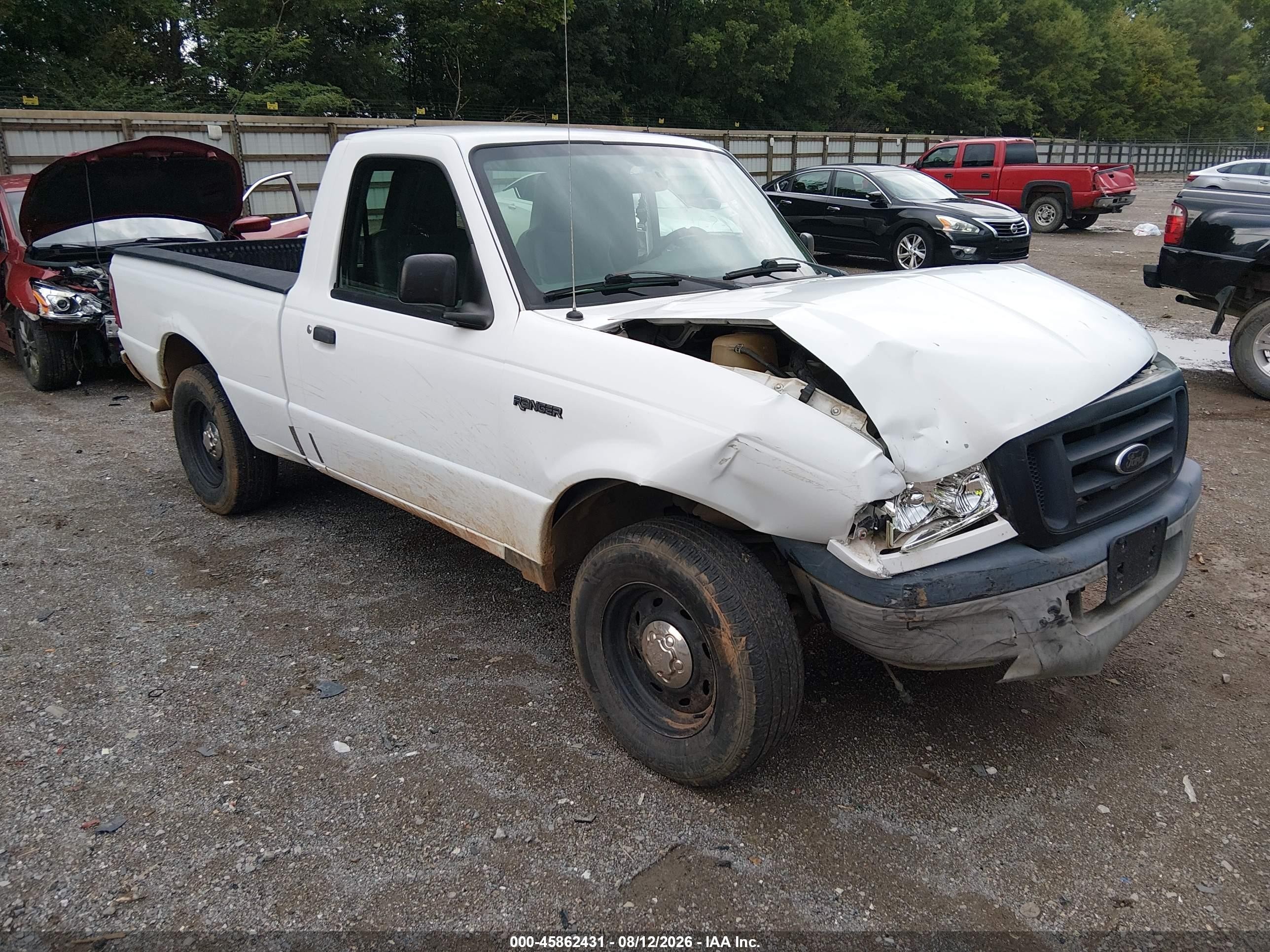 2004 Ford Ranger Xl/xlt White vin: 1FTYR10D04PA56261