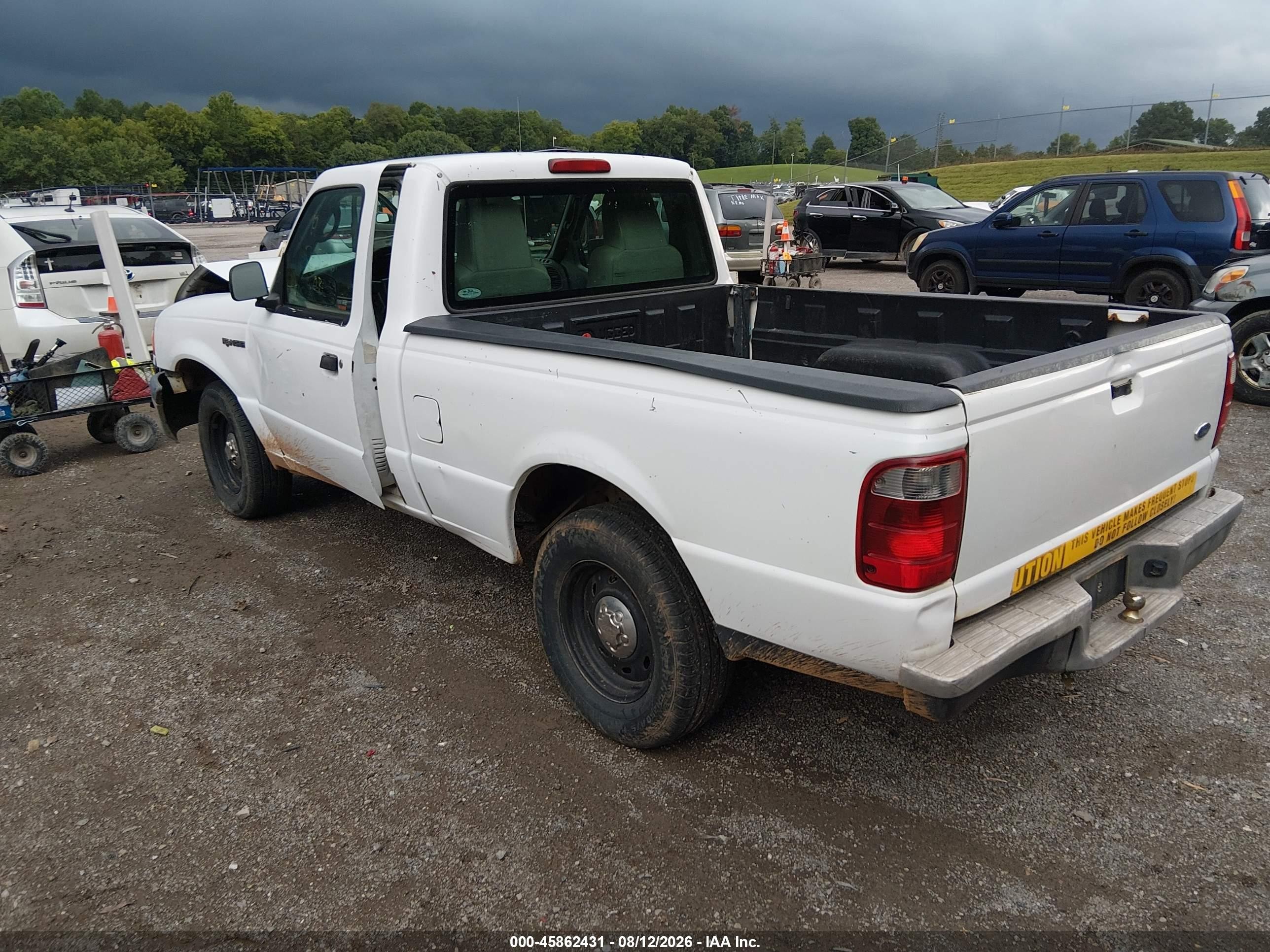 2004 Ford Ranger Xl/xlt White vin: 1FTYR10D04PA56261