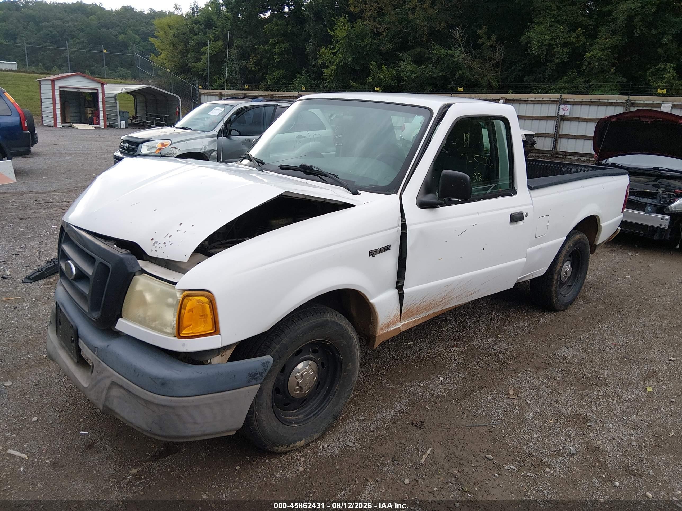 2004 Ford Ranger Xl/xlt White vin: 1FTYR10D04PA56261