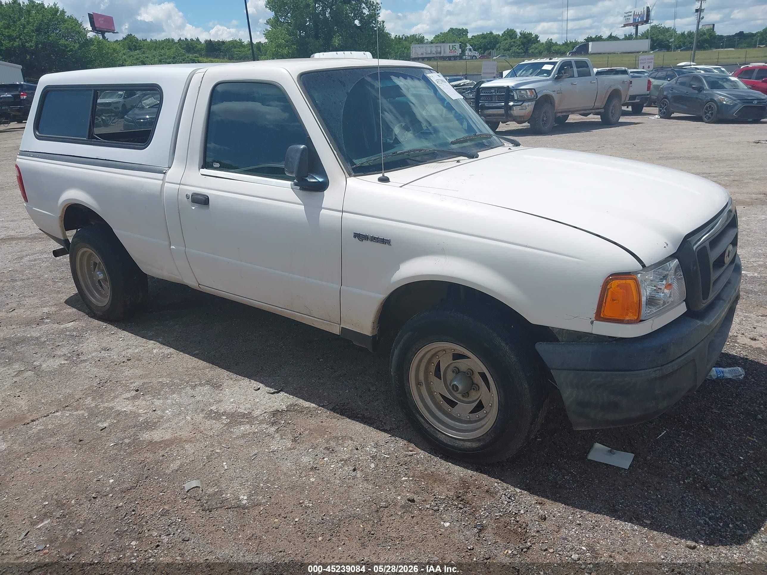 2005 Ford Ranger Xl/xls/xlt White vin: 1FTYR10D05PA27683