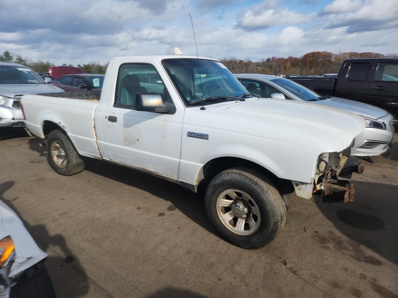 2007 Ford Ranger Белый vin: 1FTYR10D07PA80208