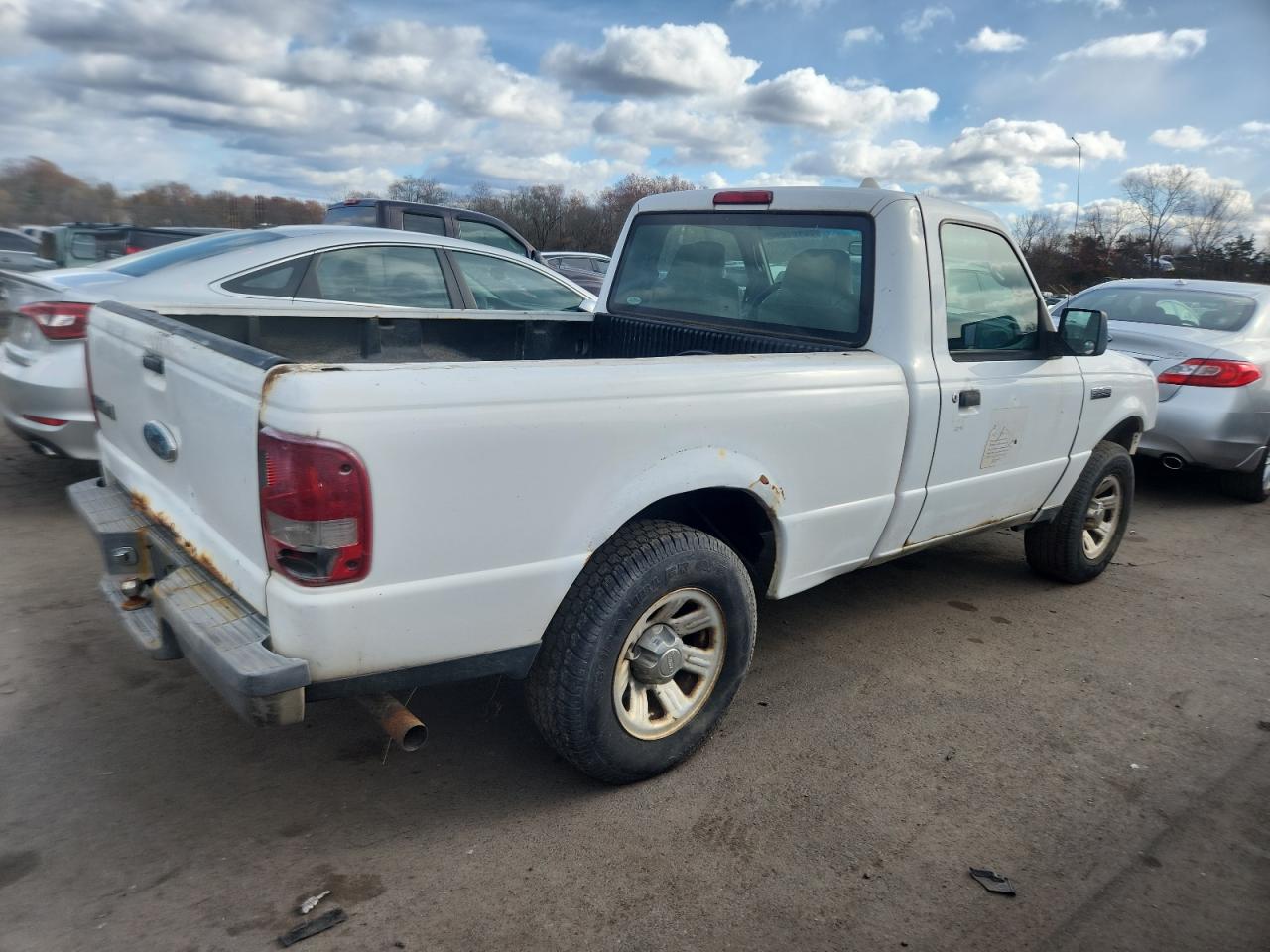 2007 Ford Ranger Белый vin: 1FTYR10D07PA80208