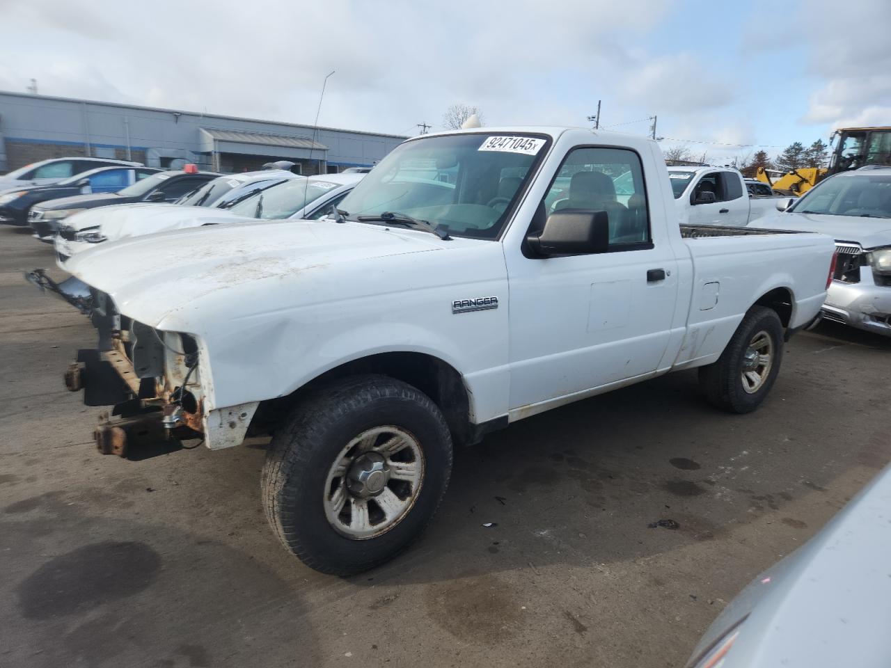 2007 Ford Ranger White vin: 1FTYR10D07PA80208