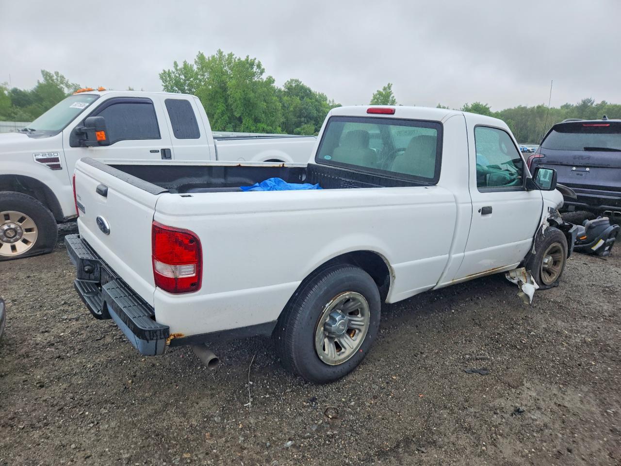 2007 Ford Ranger White vin: 1FTYR10D07PA92102