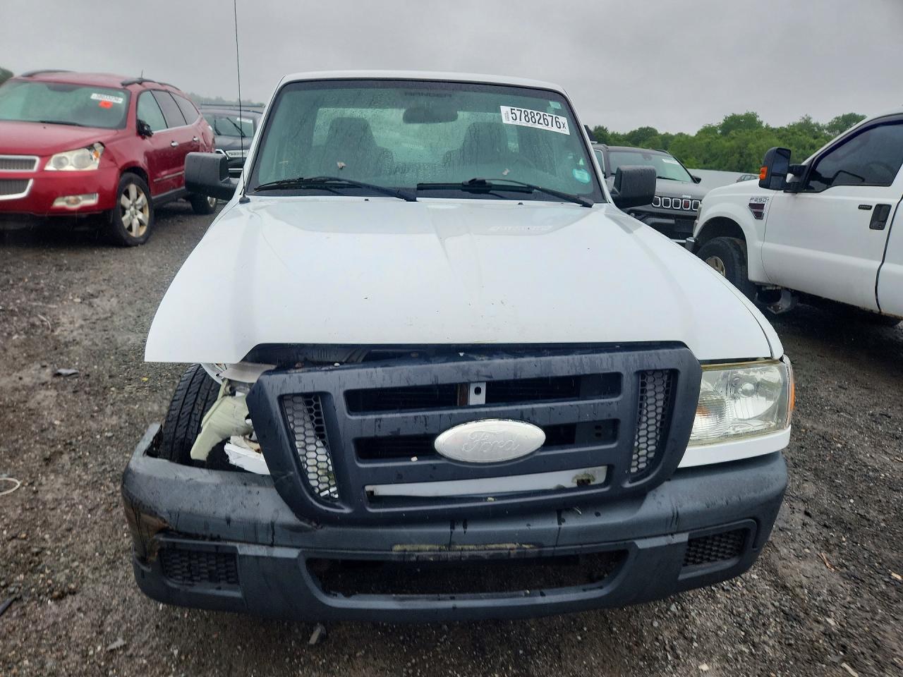 2007 Ford Ranger White vin: 1FTYR10D07PA92102