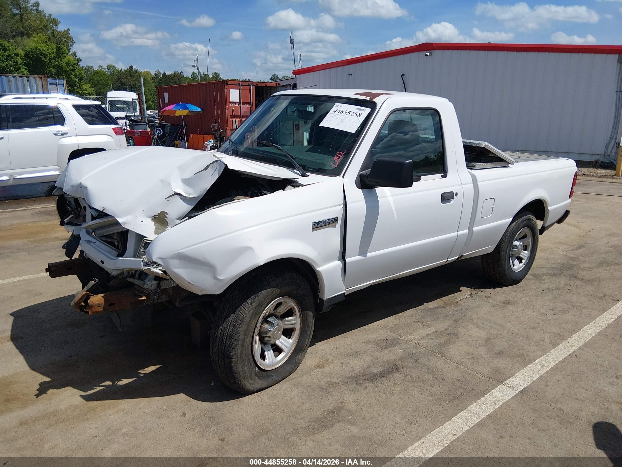 2008 Ford Ranger Xl/xlt White vin: 1FTYR10D08PA42365