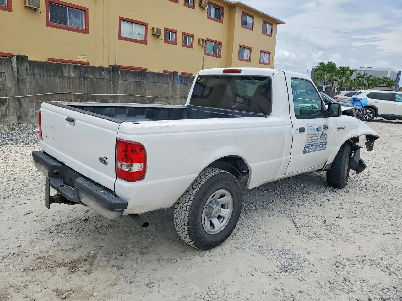 2008 Ford Ranger White vin: 1FTYR10D08PA57769