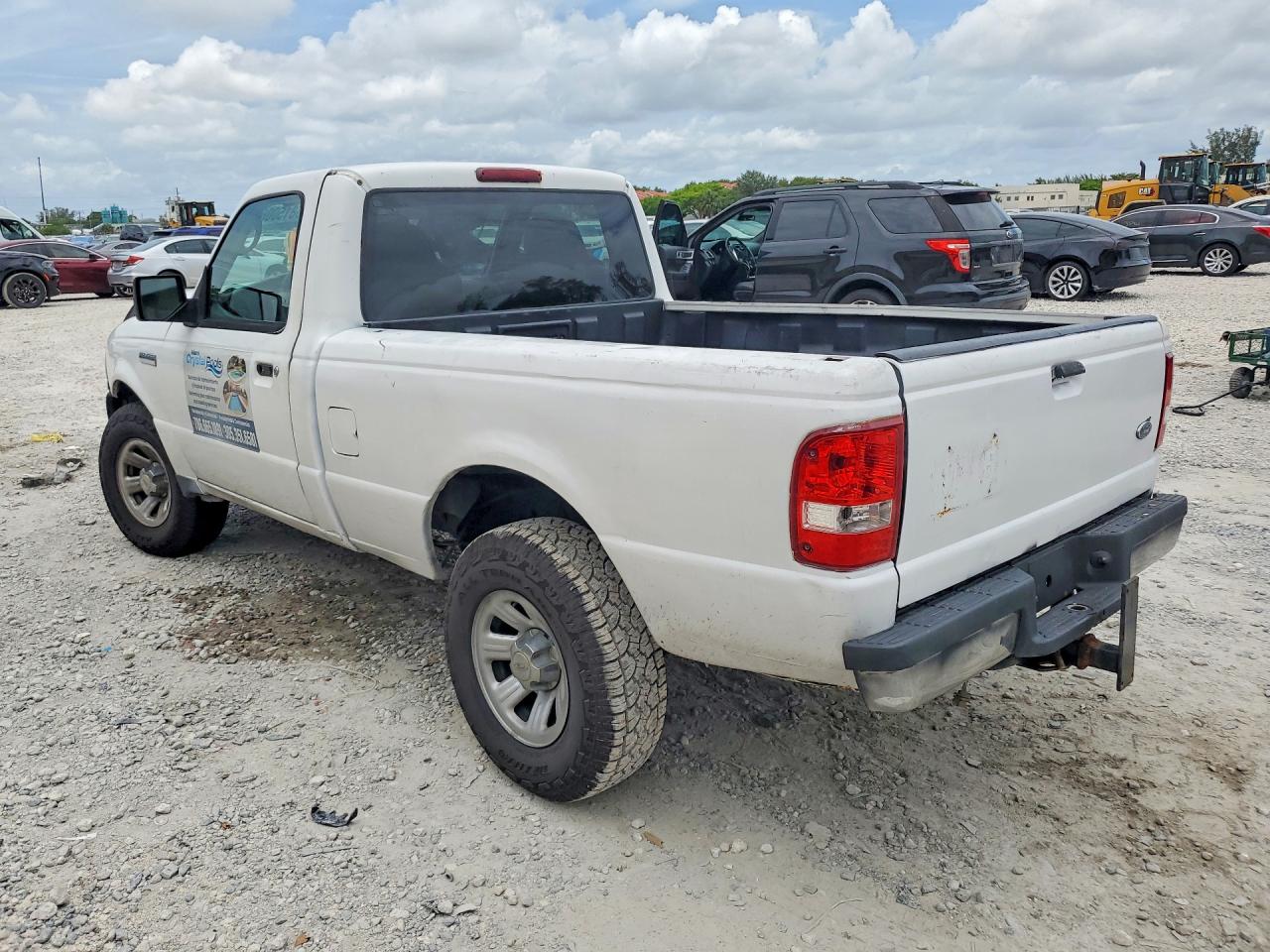 2008 Ford Ranger White vin: 1FTYR10D08PA57769