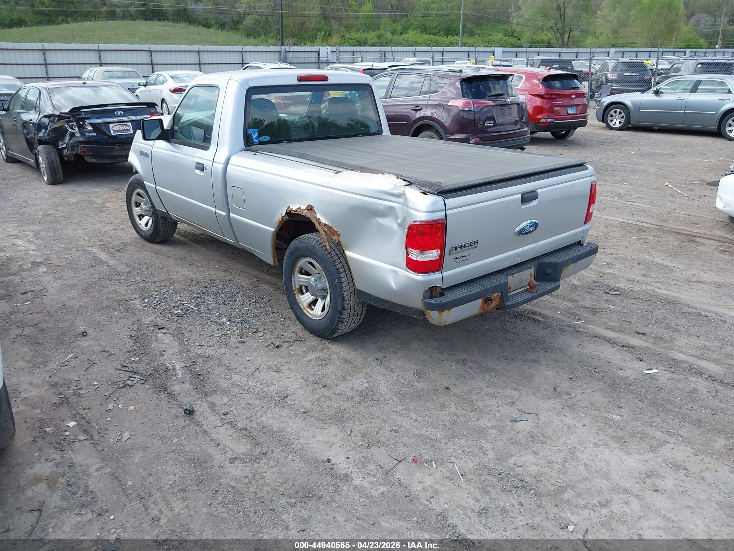 2008 Ford Ranger Xl/xlt Silver vin: 1FTYR10D08PA97995
