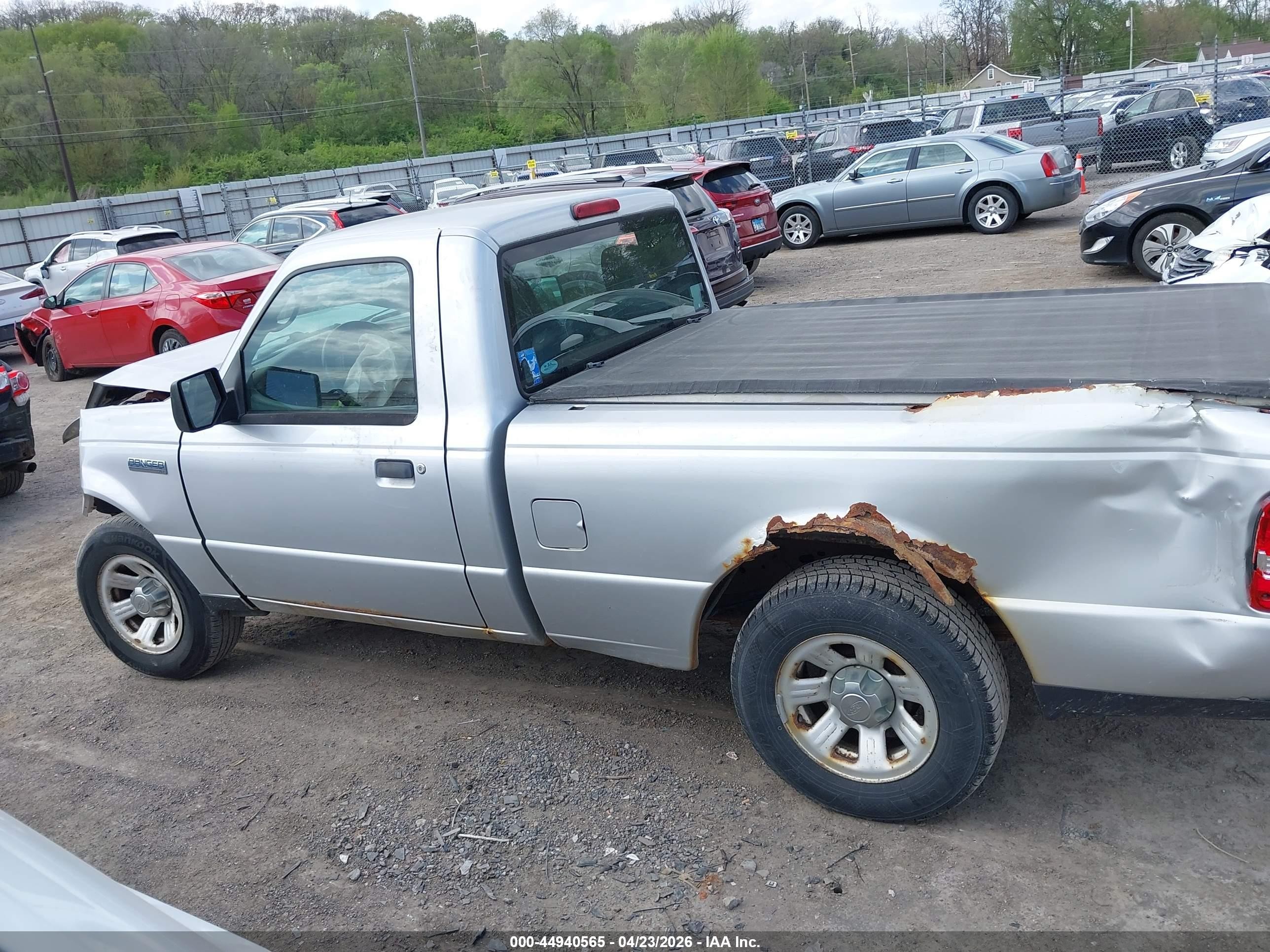 2008 Ford Ranger Xl/xlt Silver vin: 1FTYR10D08PA97995