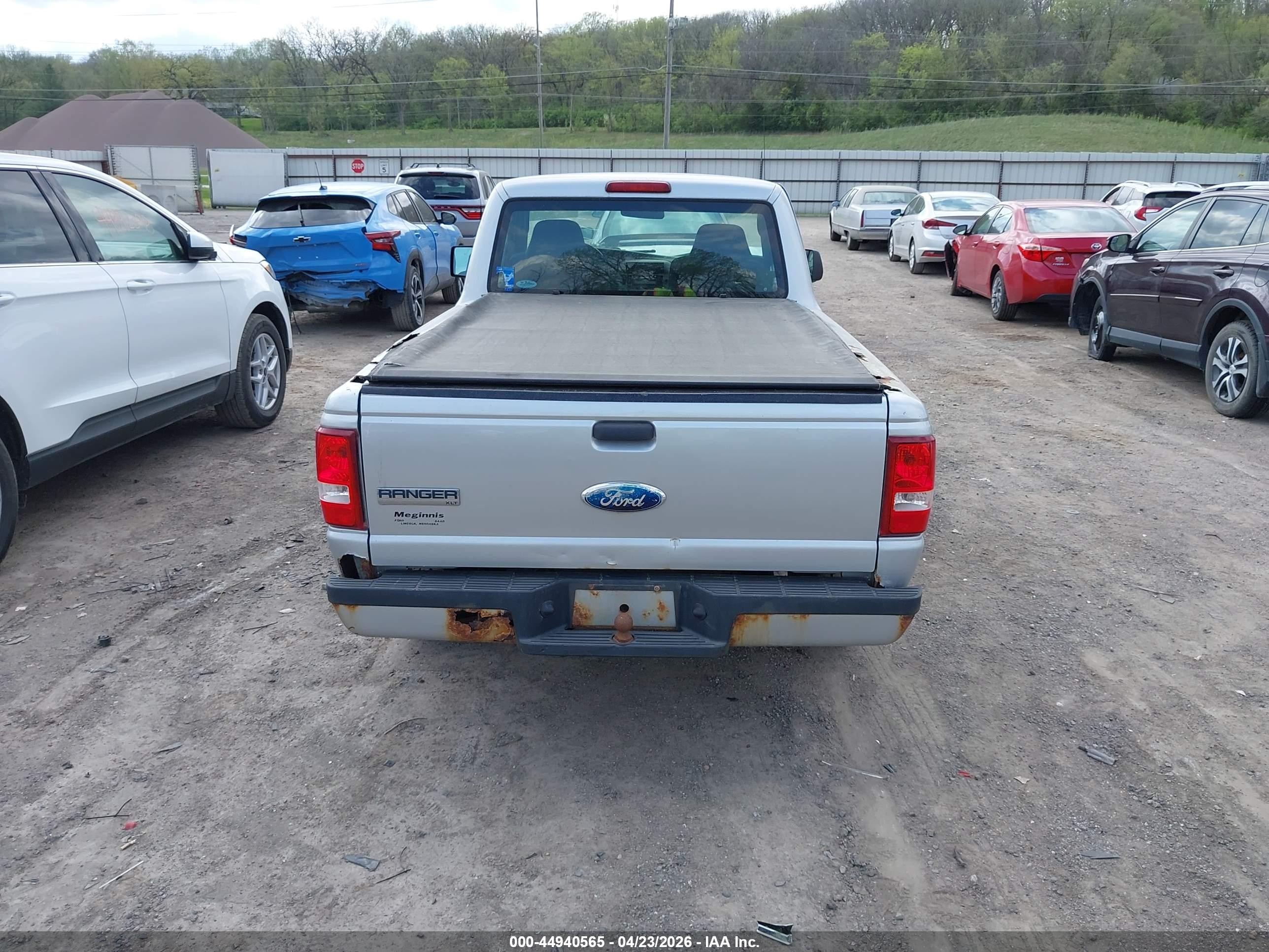 2008 Ford Ranger Xl/xlt Silver vin: 1FTYR10D08PA97995