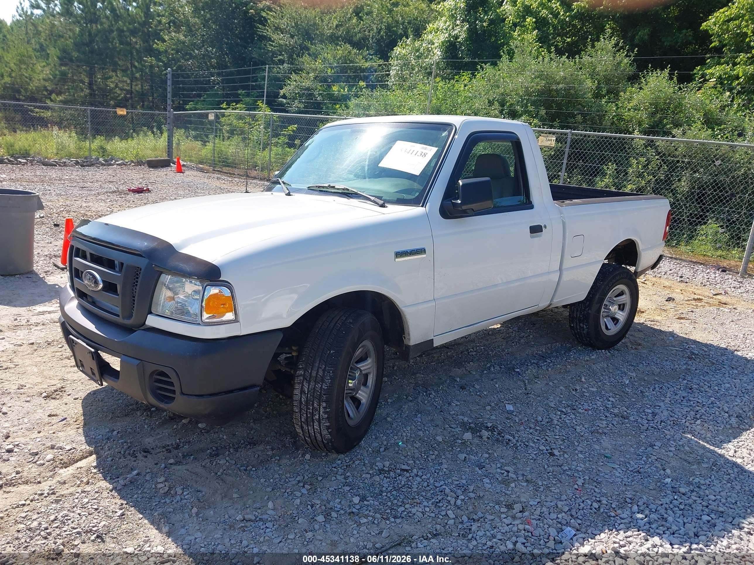 2008 Ford Ranger Xl/xlt White vin: 1FTYR10D08PB02905