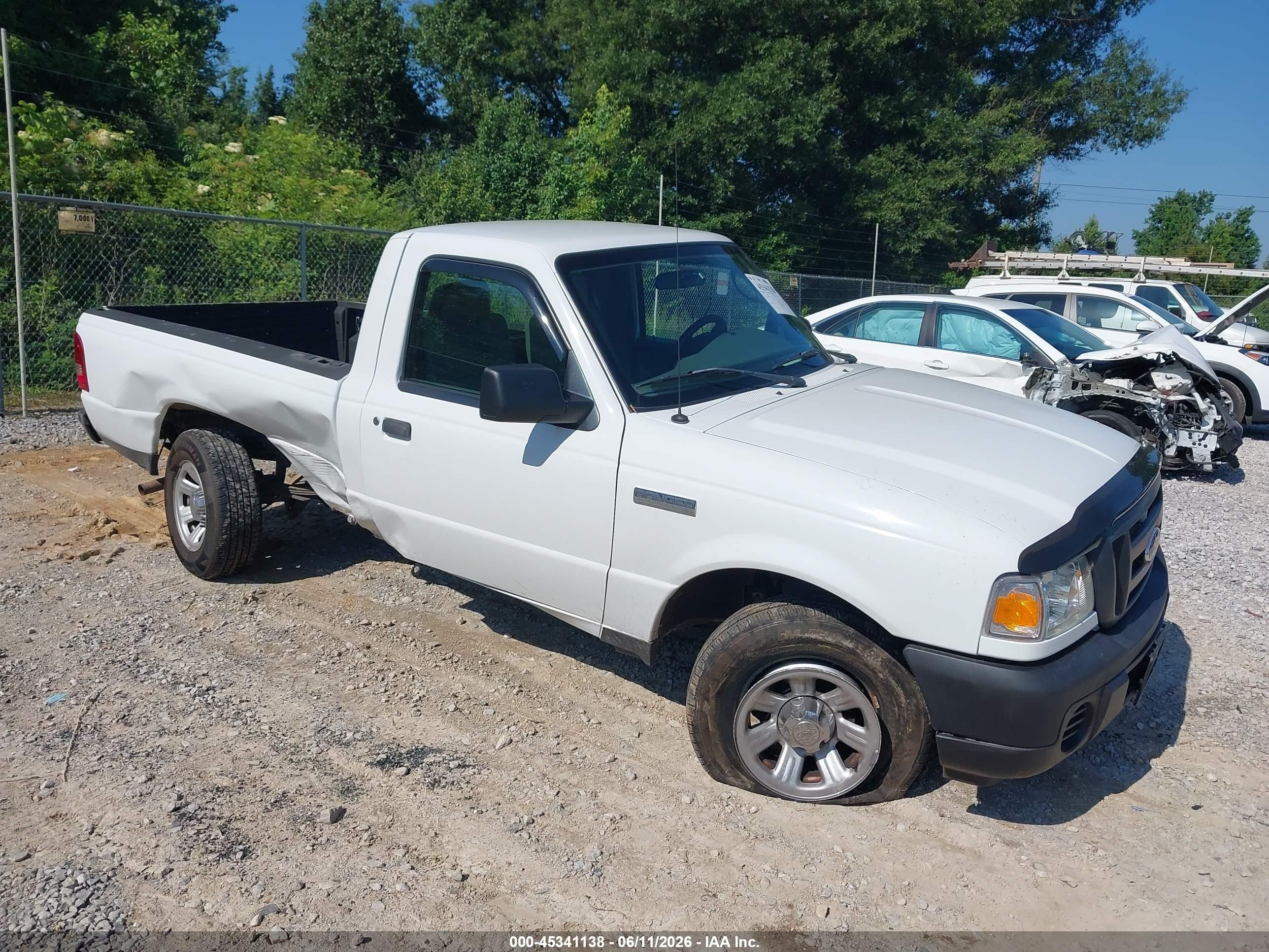 2008 Ford Ranger Xl/xlt White vin: 1FTYR10D08PB02905