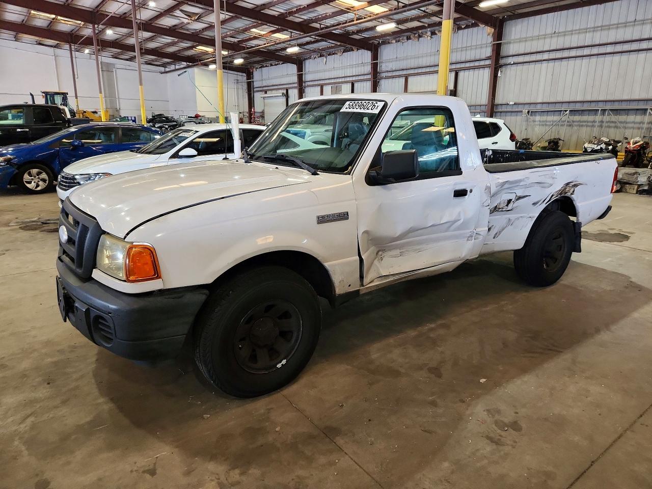 2008 Ford Ranger White vin: 1FTYR10D08PB11197