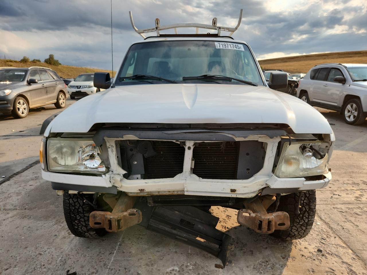 2009 Ford Ranger White vin: 1FTYR10D09PA11506