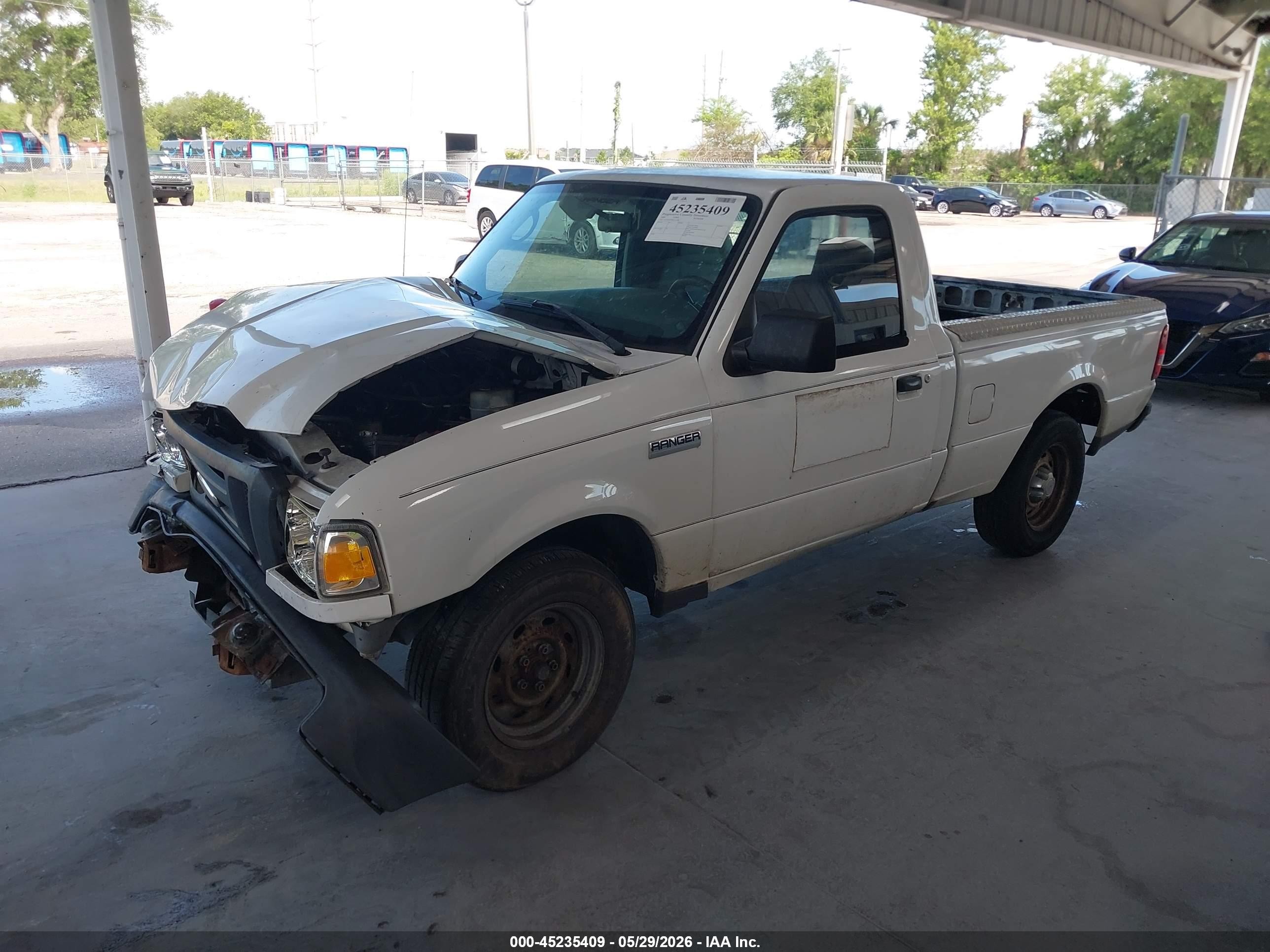 2009 Ford Ranger Sport/xl/xlt Белый vin: 1FTYR10D09PA23848