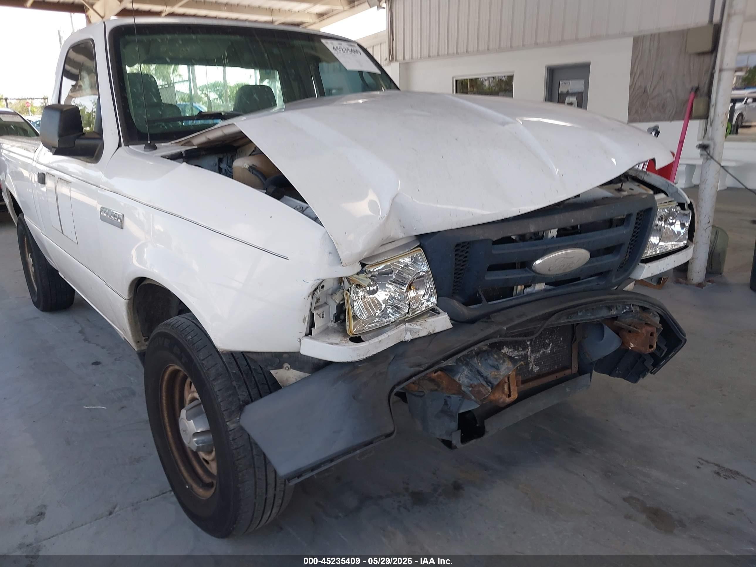 2009 Ford Ranger Sport/xl/xlt Белый vin: 1FTYR10D09PA23848