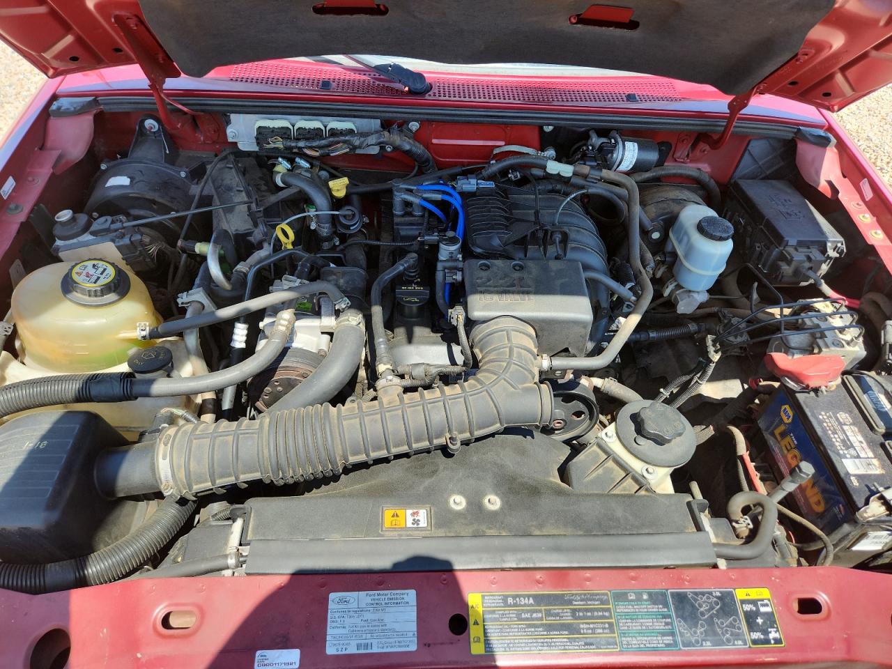 2009 Ford Ranger Red vin: 1FTYR10D09PA46479
