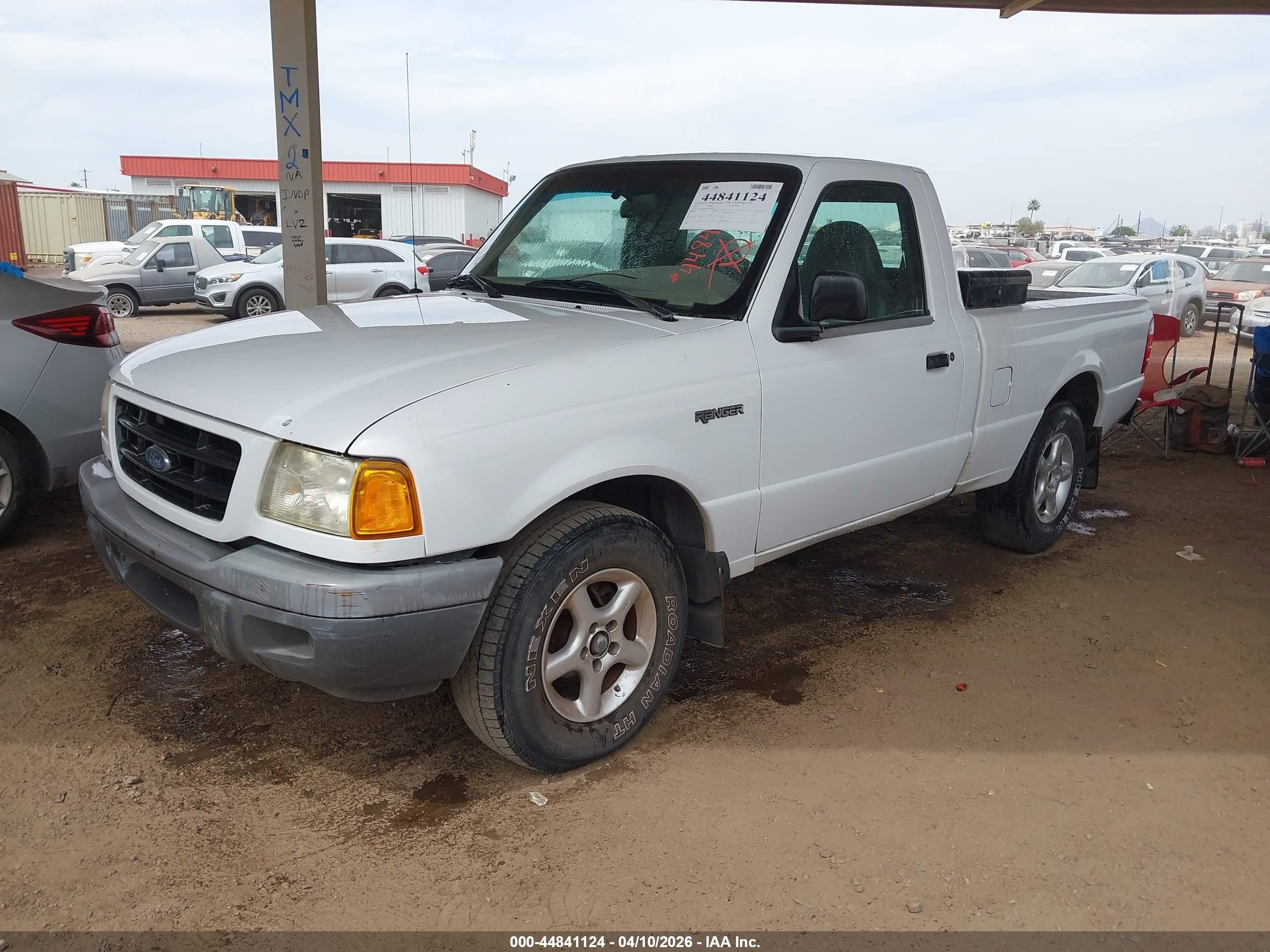 2001 Ford Ranger Xl/xlt White vin: 1FTYR10D11PB08959