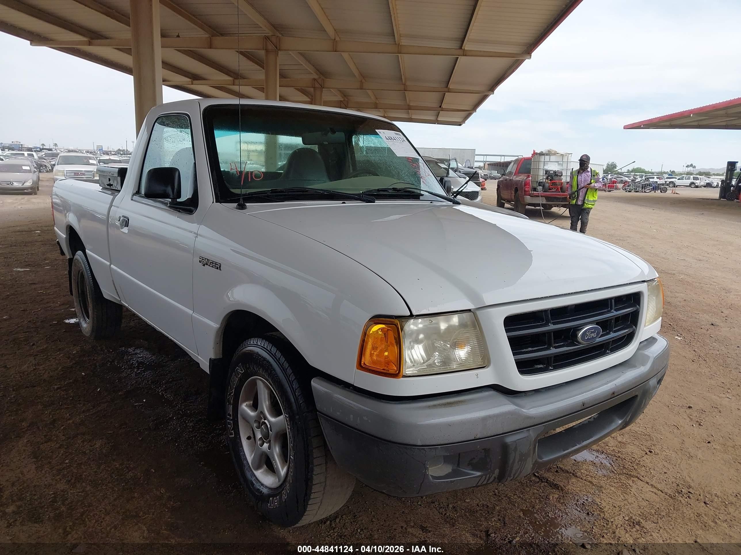 2001 Ford Ranger Xl/xlt White vin: 1FTYR10D11PB08959