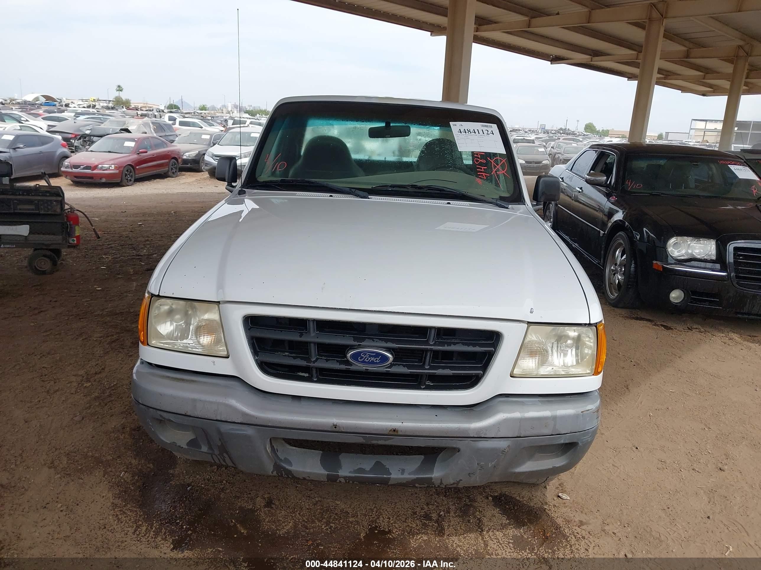 2001 Ford Ranger Xl/xlt White vin: 1FTYR10D11PB08959