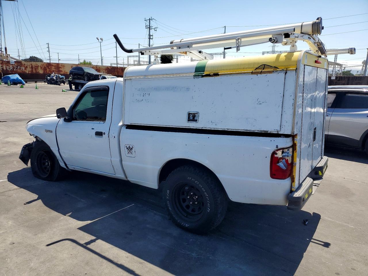 2001 Ford Ranger White vin: 1FTYR10D11PB22389