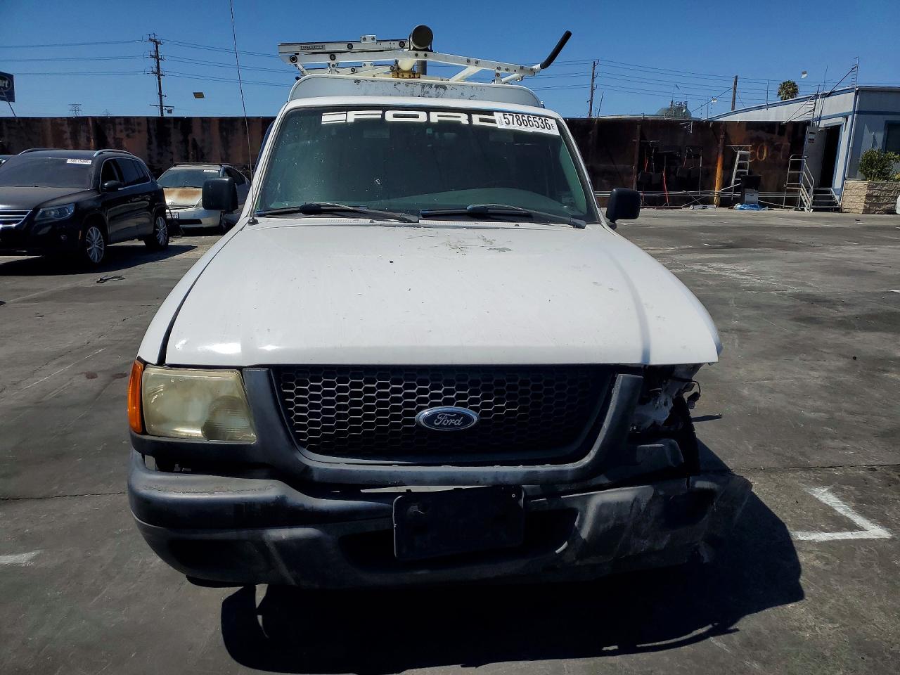 2001 Ford Ranger White vin: 1FTYR10D11PB22389