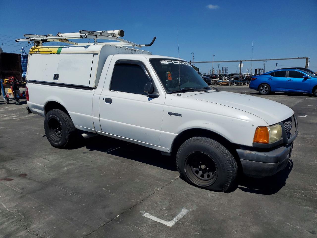 2001 Ford Ranger White vin: 1FTYR10D11PB22389
