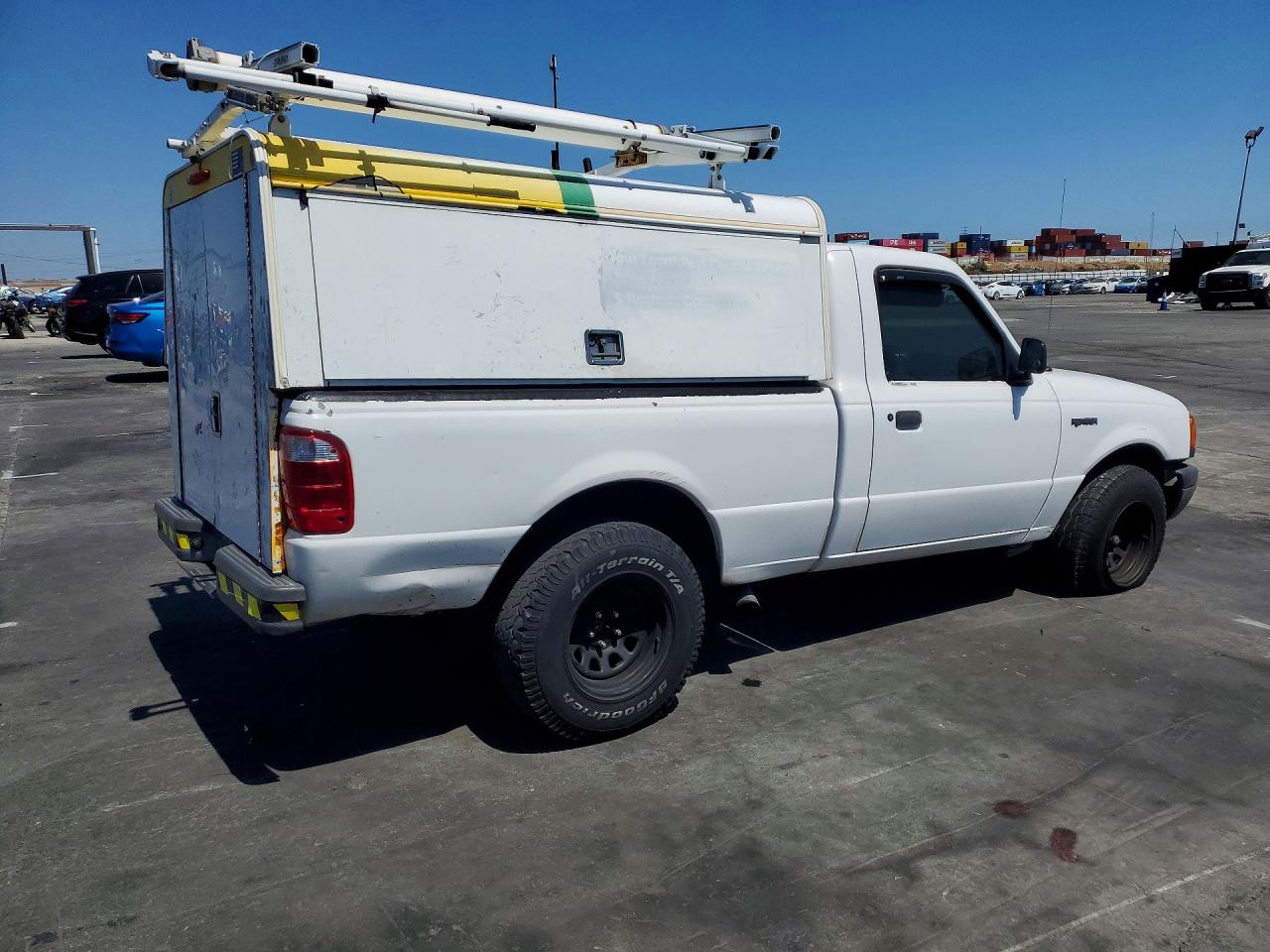 2001 Ford Ranger White vin: 1FTYR10D11PB22389