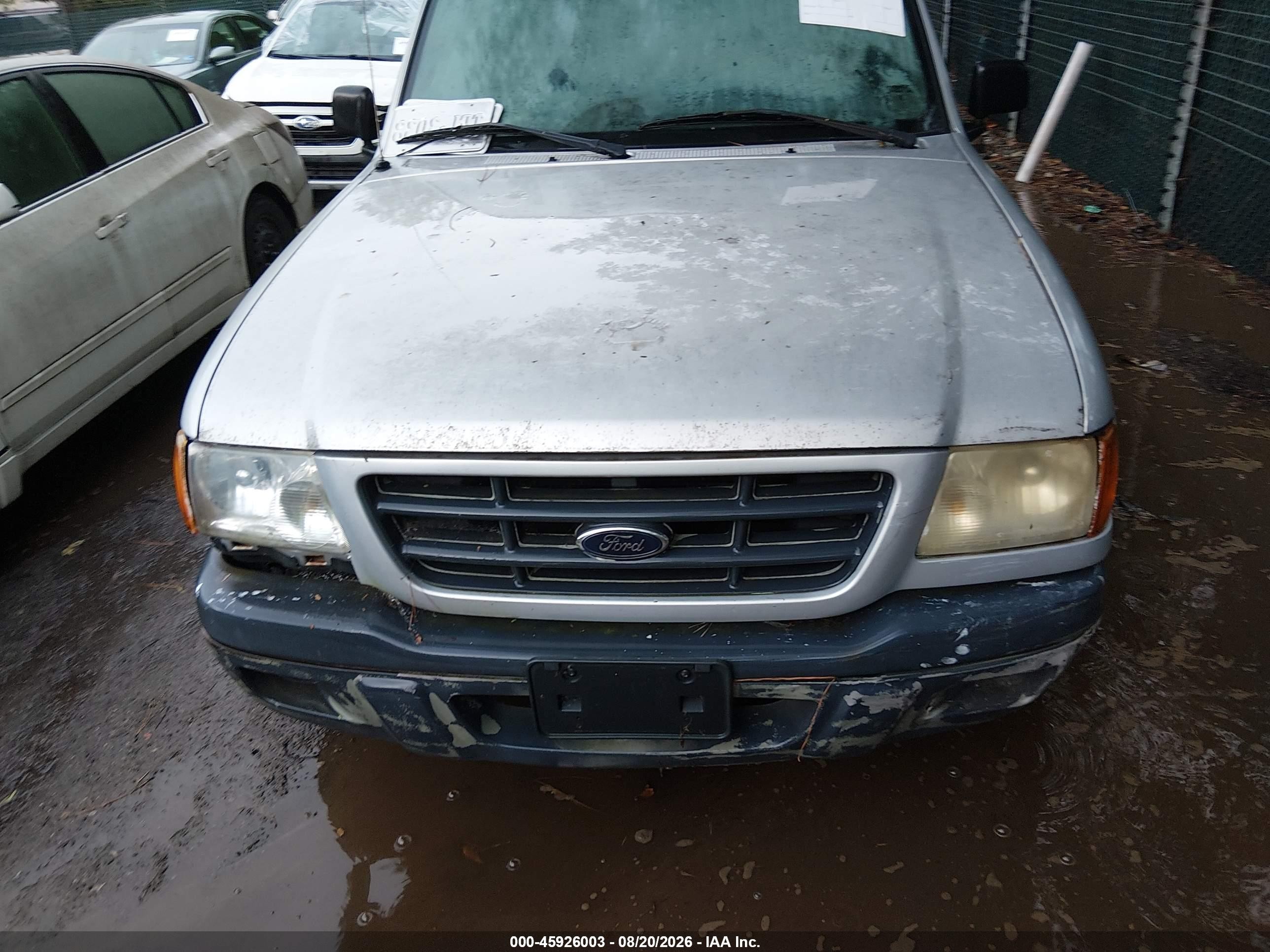 2002 Ford Ranger Xl/xlt Серый vin: 1FTYR10D12PB73134