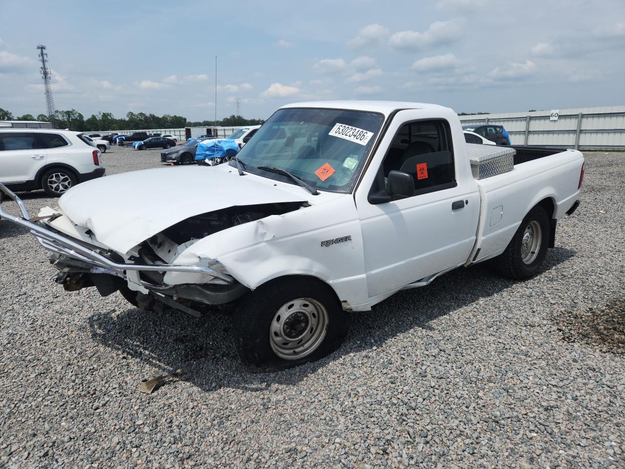2003 Ford Ranger White vin: 1FTYR10D13PA14146