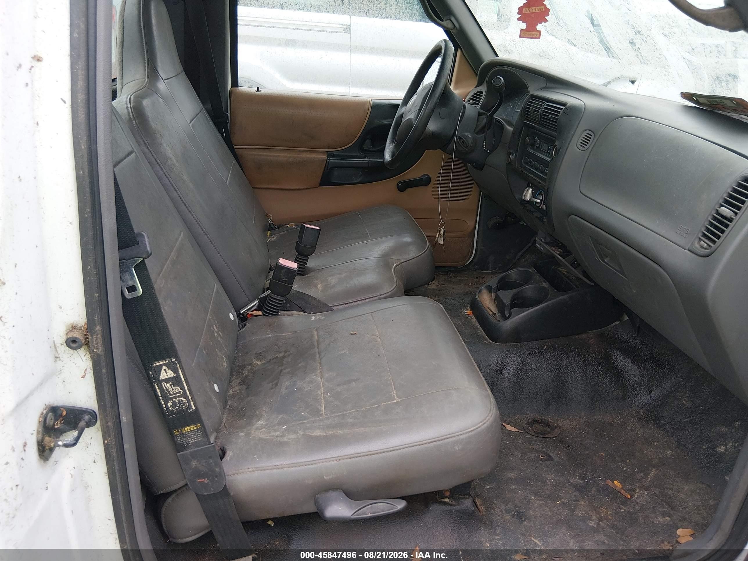 2003 Ford Ranger Xl/xlt White vin: 1FTYR10D13PB08401