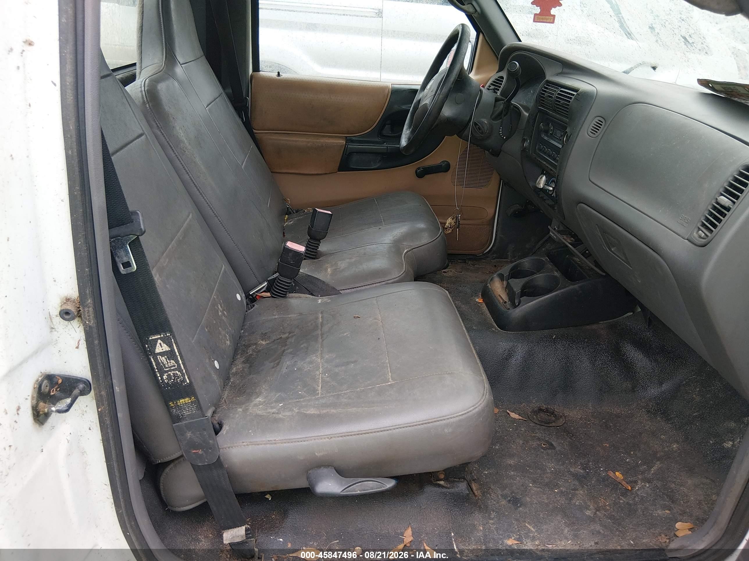 2003 Ford Ranger Xl/xlt White vin: 1FTYR10D13PB08401