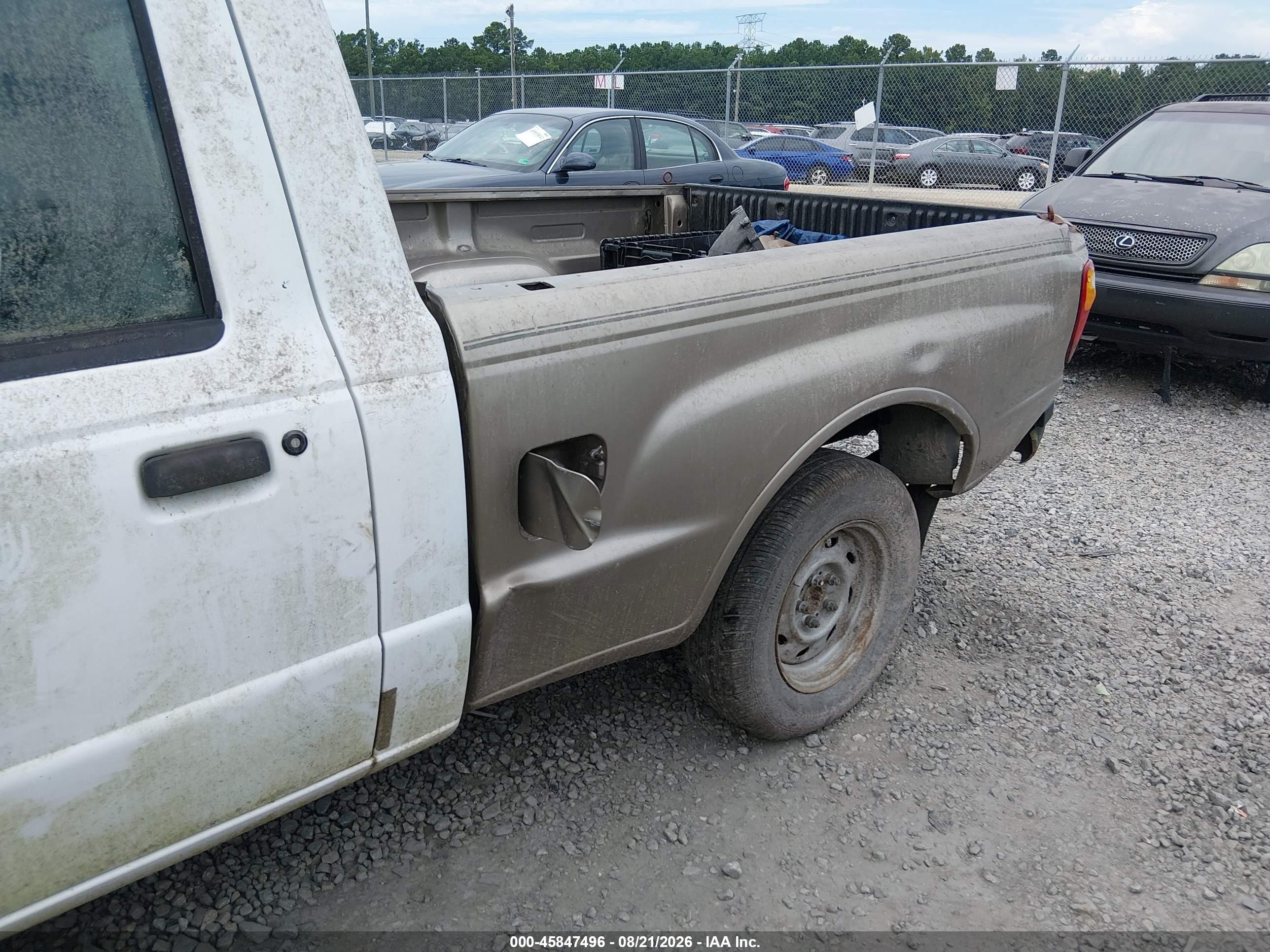 2003 Ford Ranger Xl/xlt White vin: 1FTYR10D13PB08401